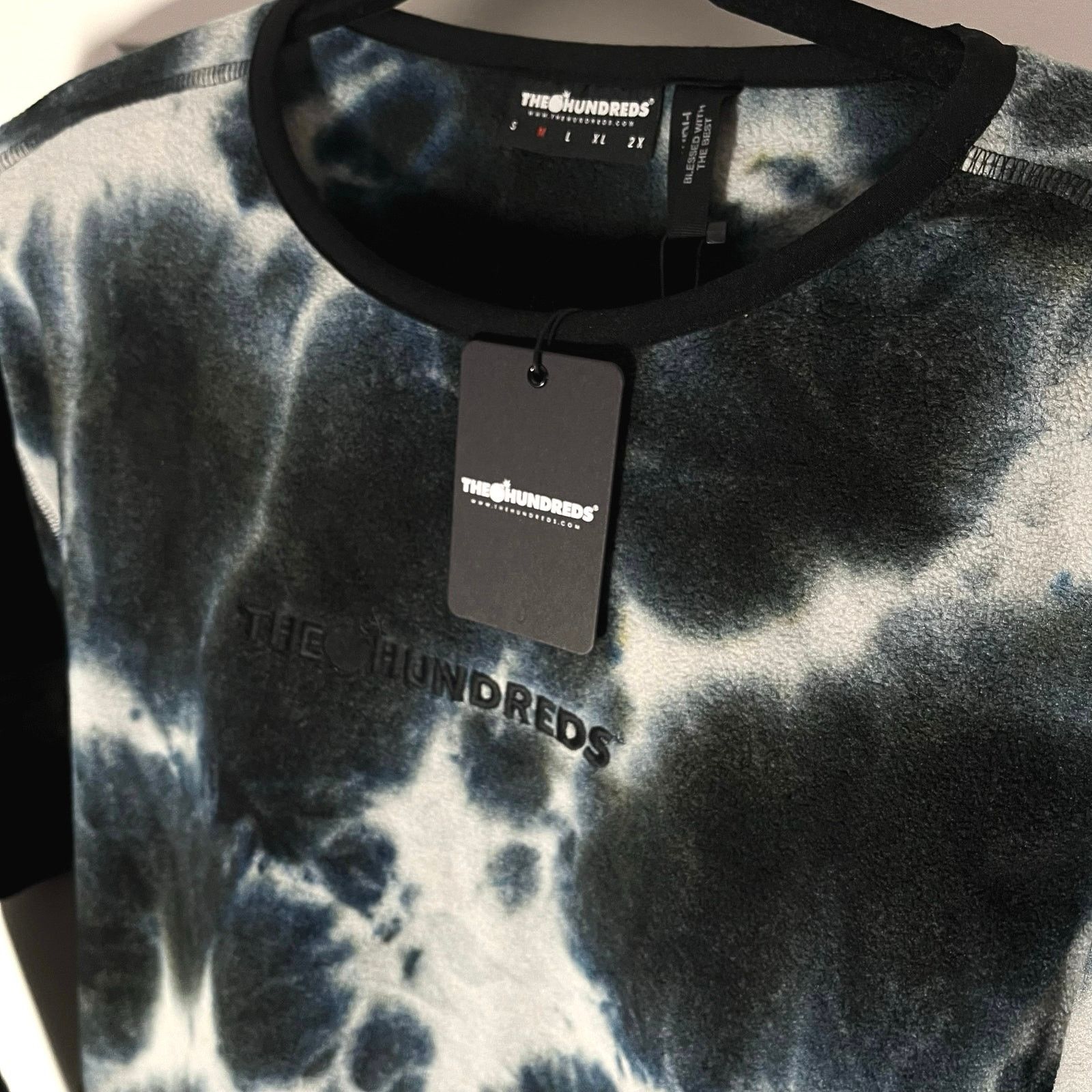 The Hundreds •NWT• THE HUNDREDS ACID TIEDYE Embroidered front Fleece • M Size US M / EU 48-50 / 2 - 4 Thumbnail