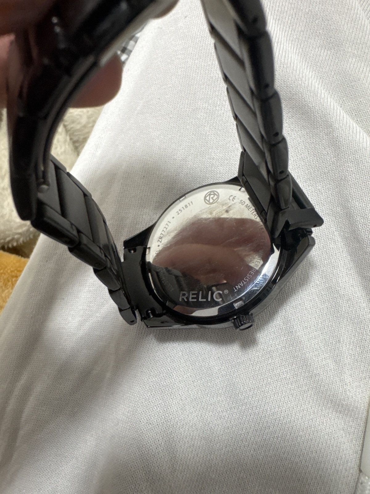 Relic Black relic watch Size 46 - 3 Thumbnail
