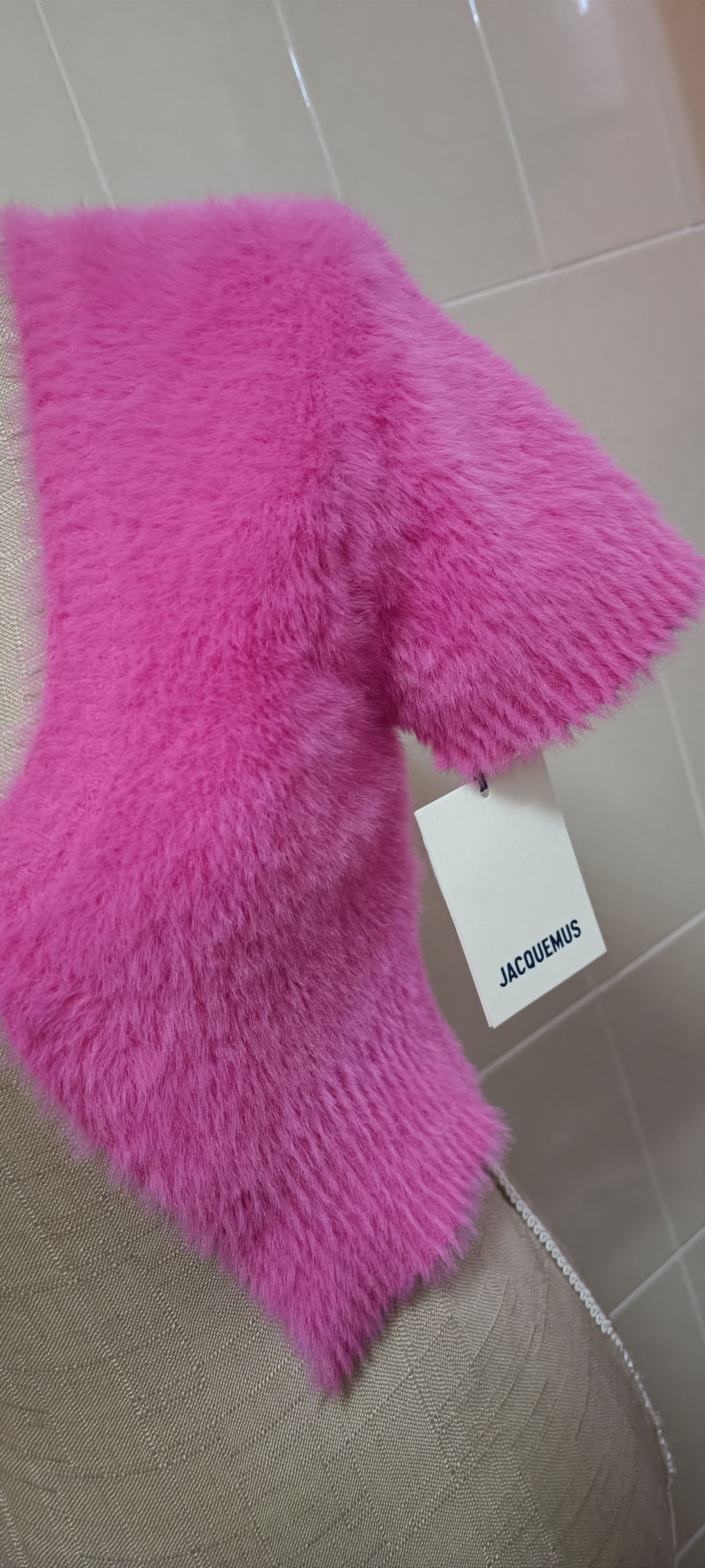 Jacquemus Pink / fuchsia top - synthetic mohair or synthetic hair Size M / US 6-8 / IT 42-44 - 12 Thumbnail