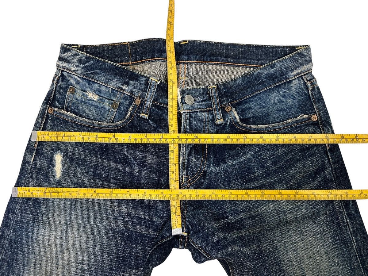 Eternal Pivk💥Eternal Japan Distressed Lowrise Denim Jeans 33x33 Size 33" - 17 Thumbnail