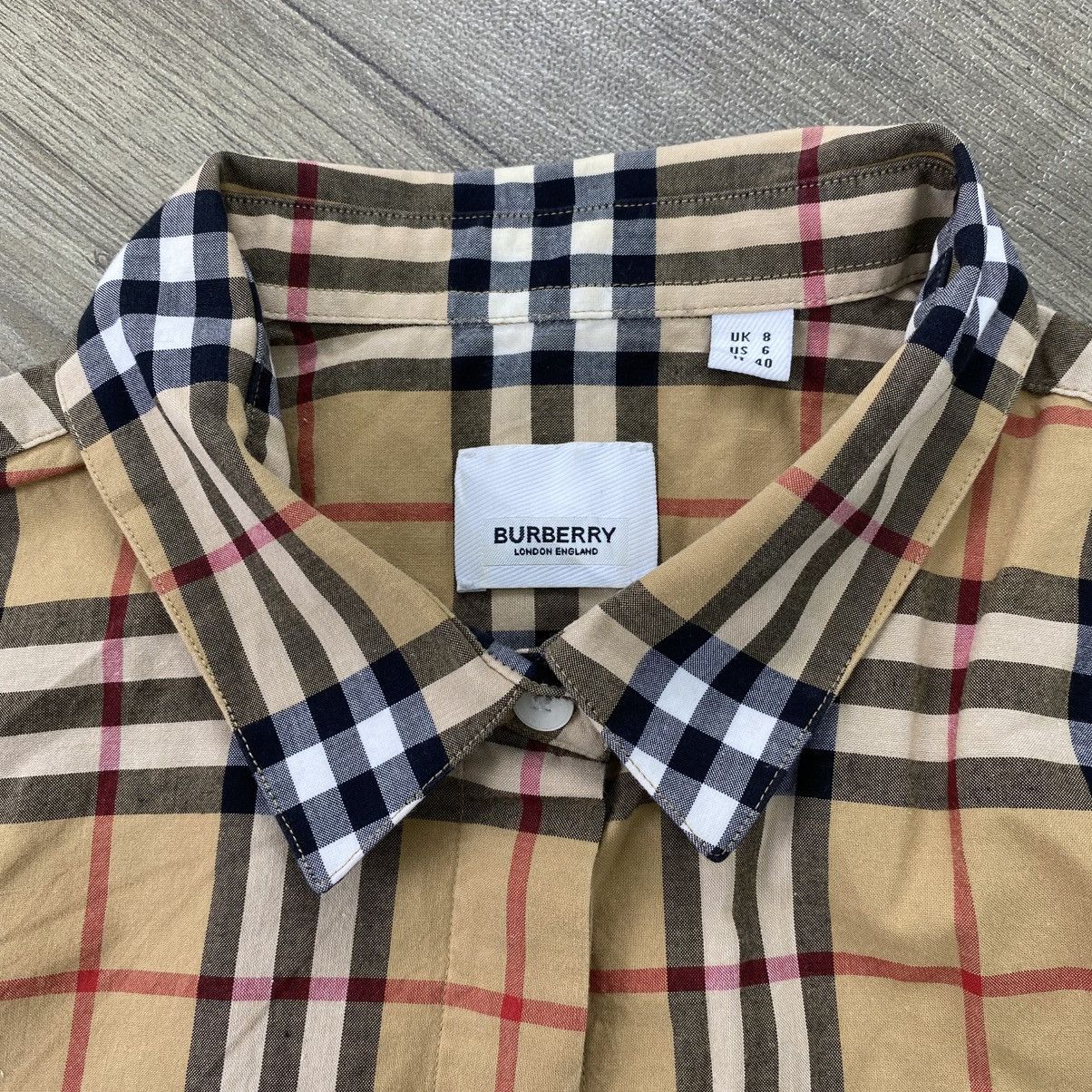 Burberry Burberry London Nova Check Plaid Button Up Shirt Luxury Size US S / EU 44-46 / 1 - 4 Thumbnail