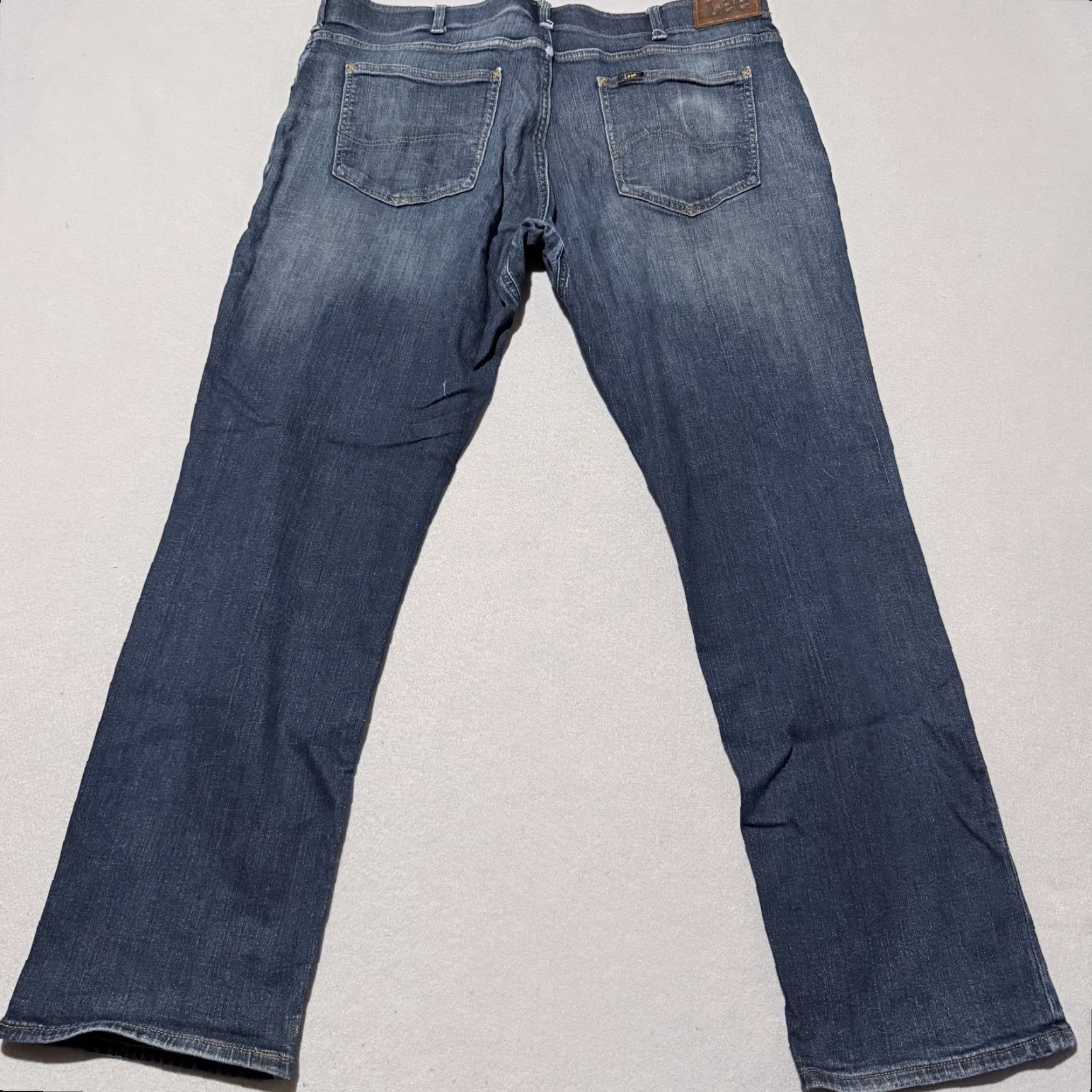 Lee Lee Jeans Men's Blue Denim Regular Motion Stretch Straight 40x32 Regular Fit Jeans Size US 40 / EU 56 - 2 Thumbnail