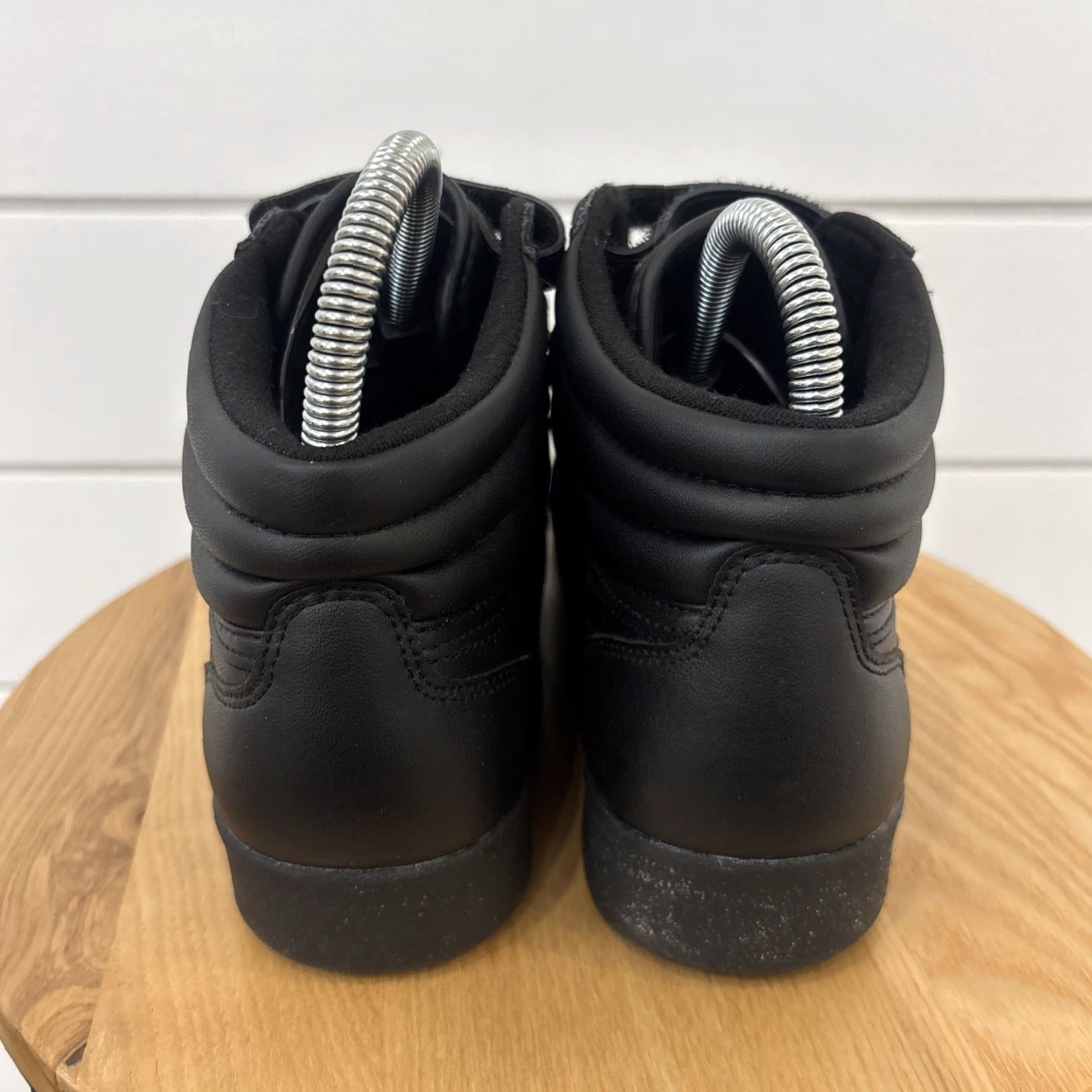 Reebok VINTAGE Reebok Princess Sneaker High Top Womens Sz 7.5 Black 80s 90s Classic Athletic Shoes Footwear Sneaker Size M / US 6-8 / IT 42-44 - 4 Thumbnail