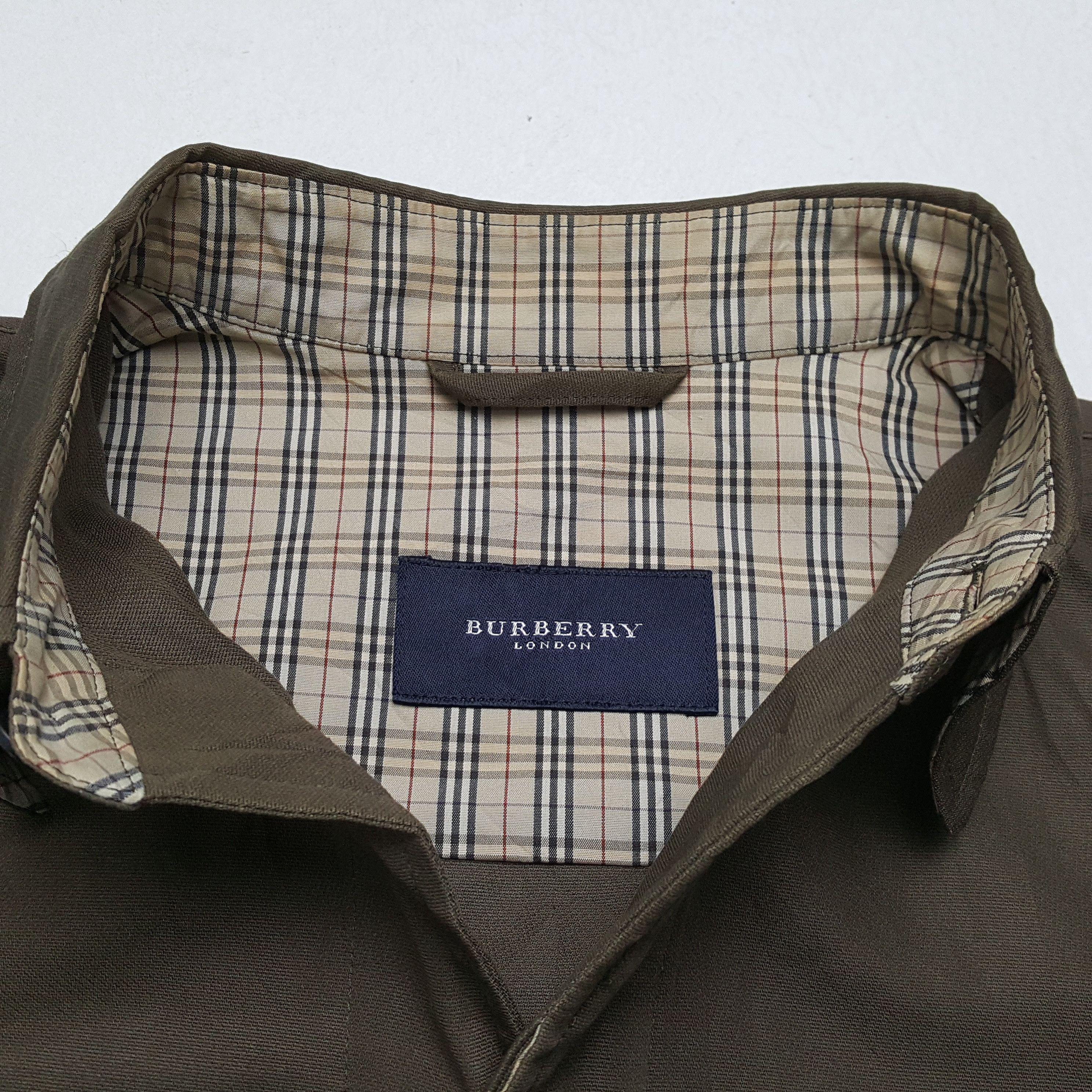 Burberry × Vintage Vintage BURBERRY LONDON Fashion Brand Shirts Size US L / EU 52-54 / 3 - 10 Thumbnail