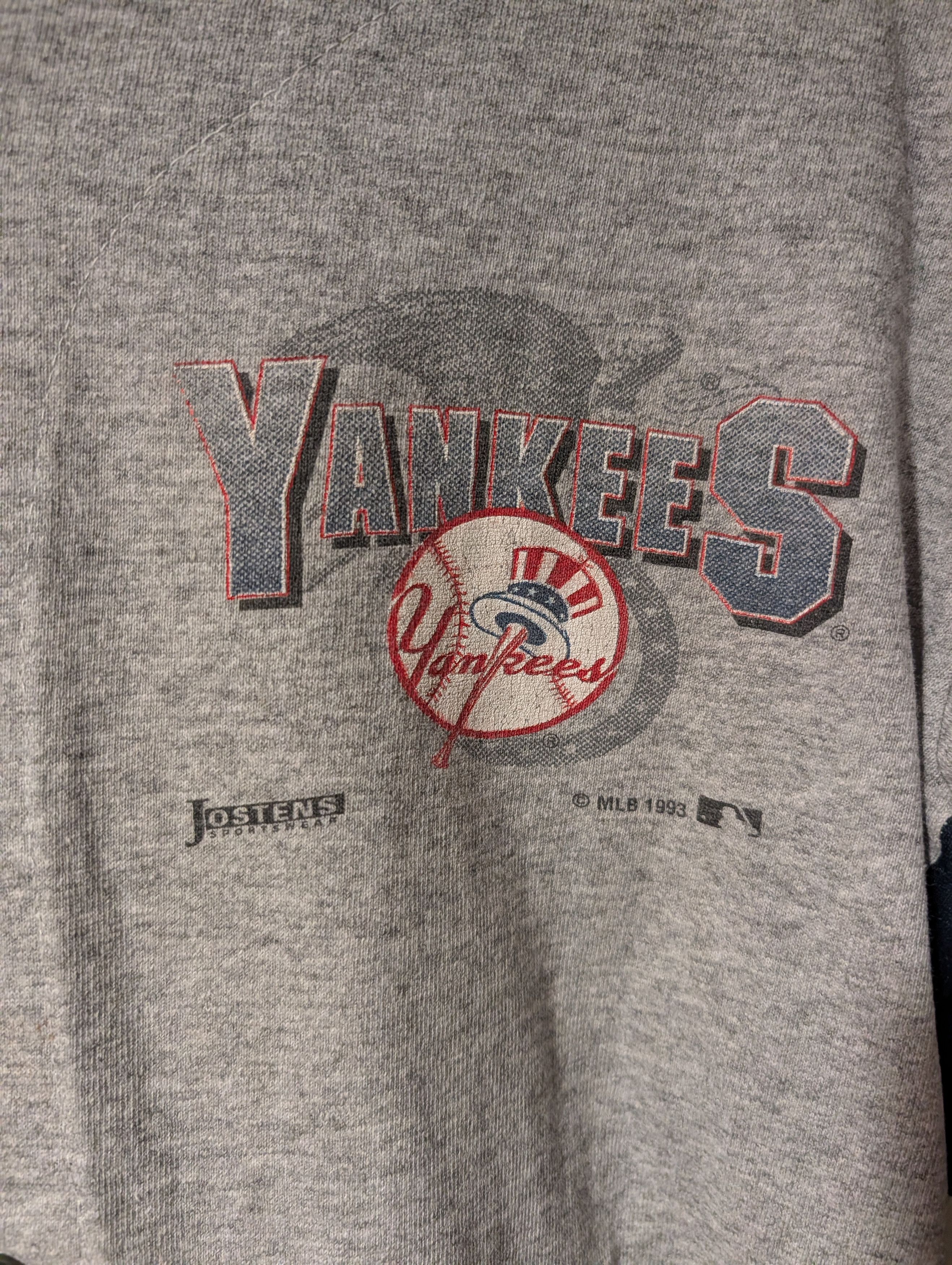 New York Yankees VTG New York Yankees Jostens Button Down Baseball Jersey Size US M / EU 48-50 / 2 - 2 Thumbnail
