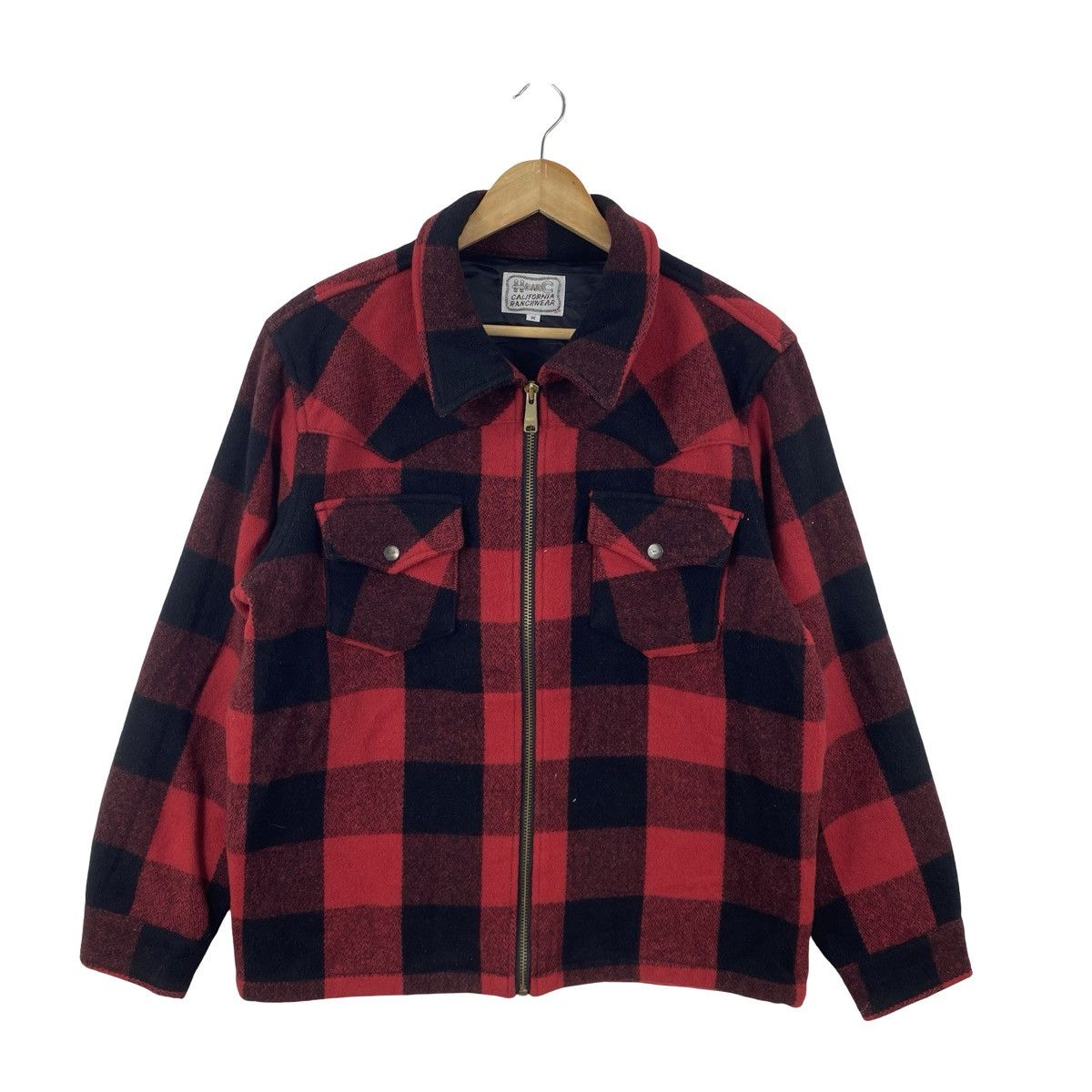 Vintage Vintage H BAR C CALIFORNIA Ranchwear Buffalo Plaid Zip Size US M / EU 48-50 / 2 - 4 Thumbnail
