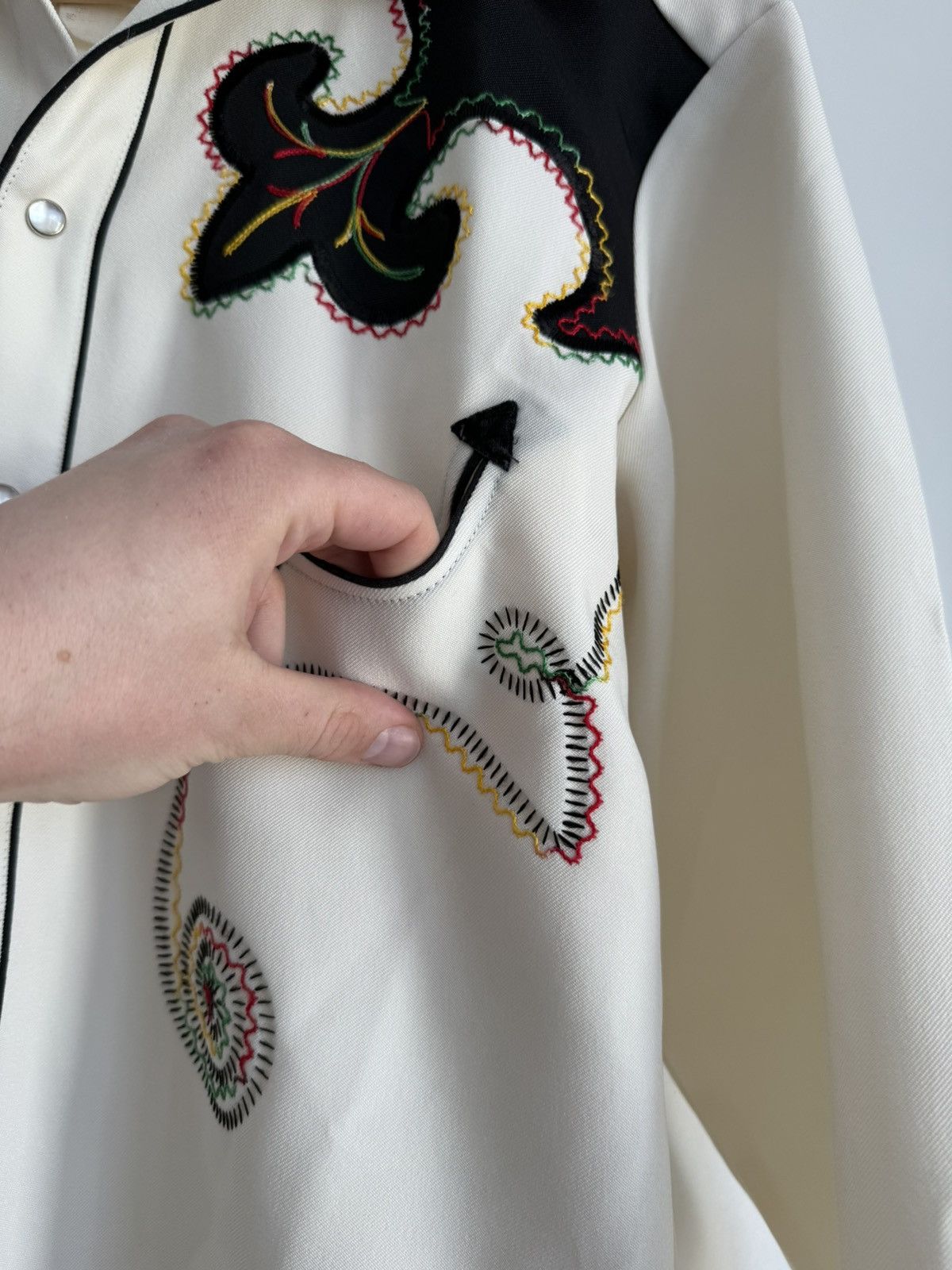 Other Archive 50-70s H Bar C California Ranchwear Western Shirt Size US L / EU 52-54 / 3 - 10 Thumbnail