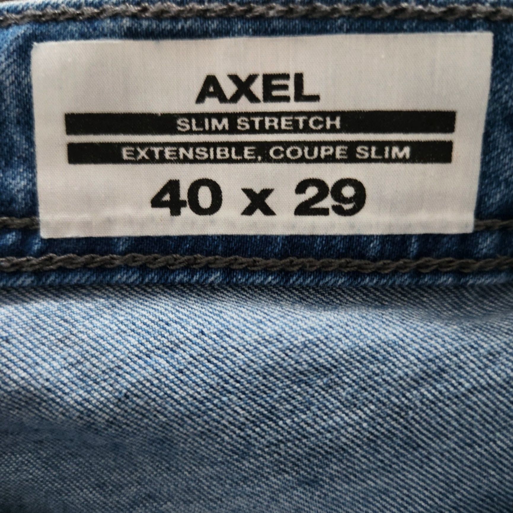Buffalo David Bitton Buffalo David Bitton Jeans Men's 40 x 29 Axel Slim Straight Blue Stretch Denim Size US 40 / EU 56 - 7 Thumbnail