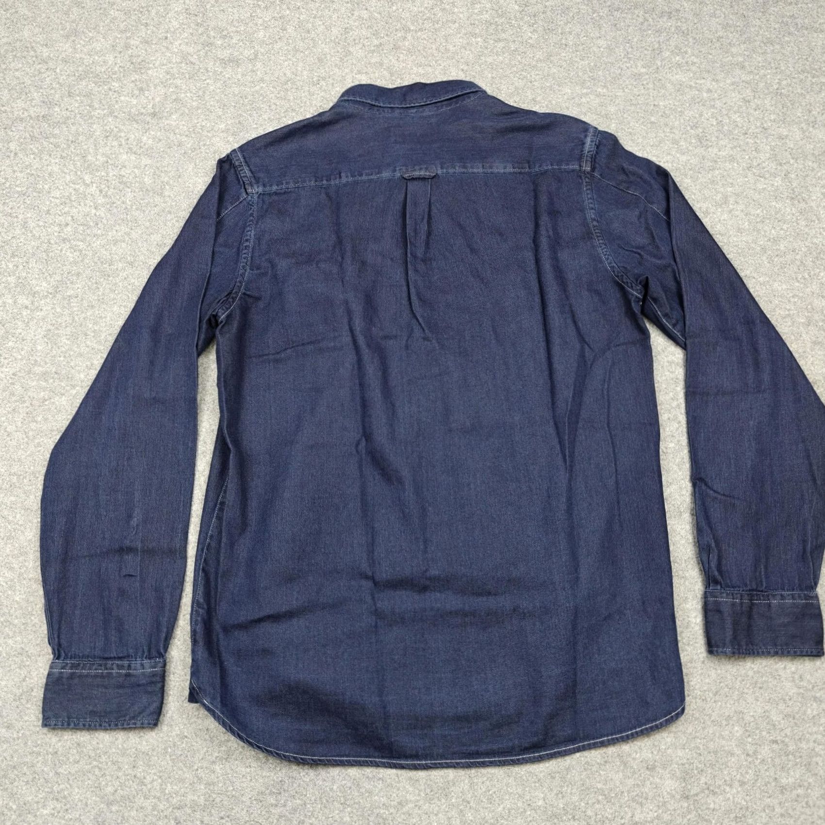 Scotch & Soda Scotch & Soda Shirt Mens Large Blue Denim Long Sleeve Button Up Casual Size US L / EU 52-54 / 3 - 6 Thumbnail