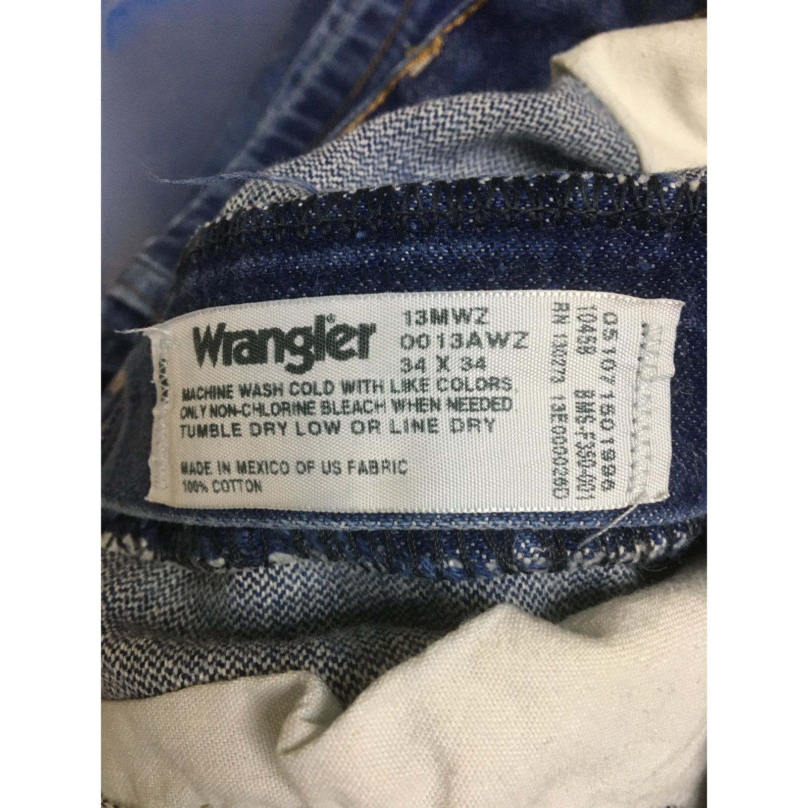 Wrangler 2 Wrangler 34X34 13MWZ Pro Rodeo Original Cowboy Cut Jeans Size US 34 / EU 50 - 8 Thumbnail