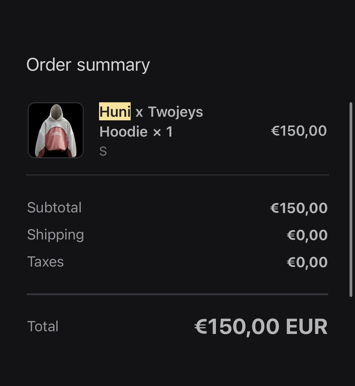 HUNI Design Huni Design x Two Jeys Hoodie Size US S / EU 44-46 / 1 - 4 Thumbnail