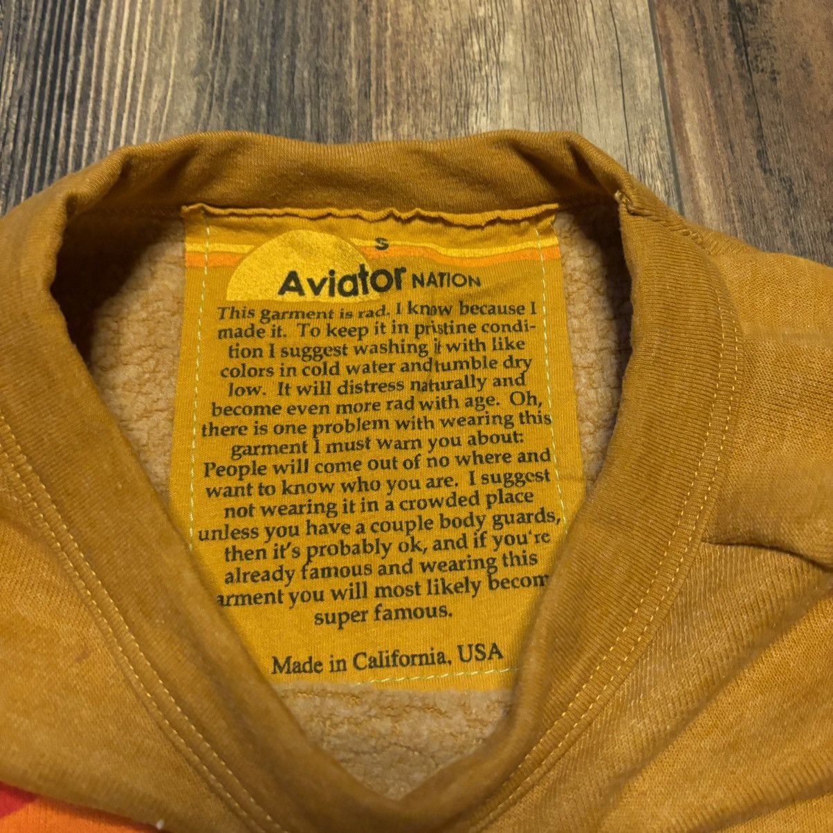 Aviator Nation RARE Aviator Nation Crewneck Mountain Wave Sweatshirt Size S / US 4 / IT 40 - 4 Thumbnail