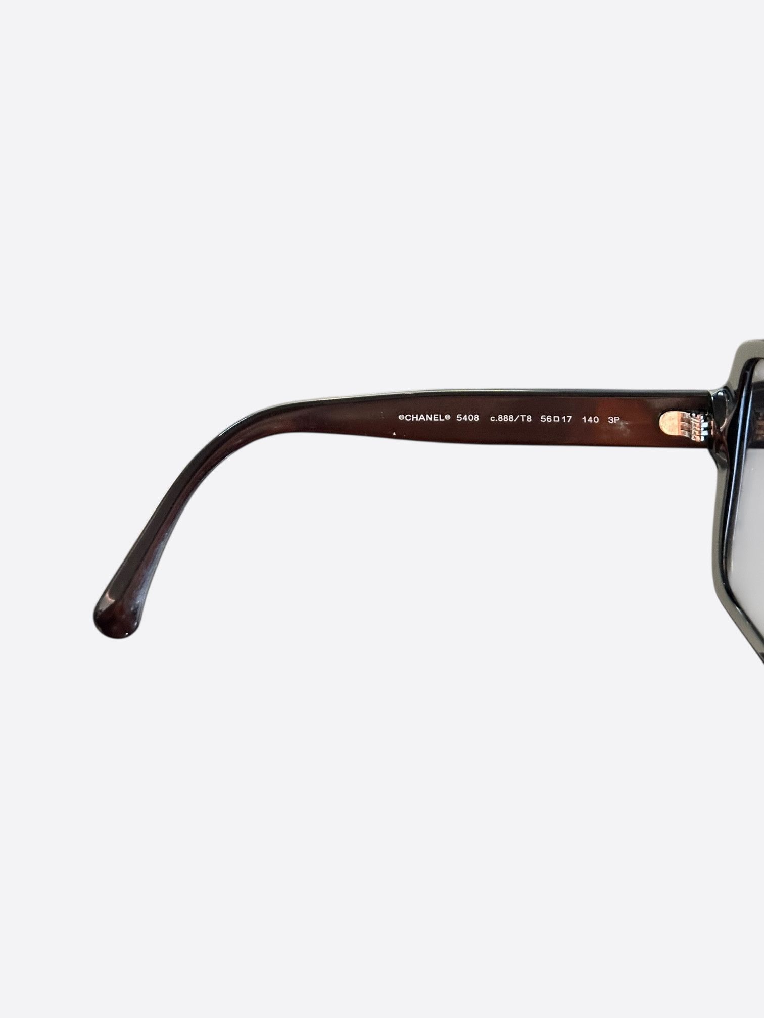 Chanel Chanel Black Logo Square Sunglasses Size ONE SIZE - 4 Thumbnail