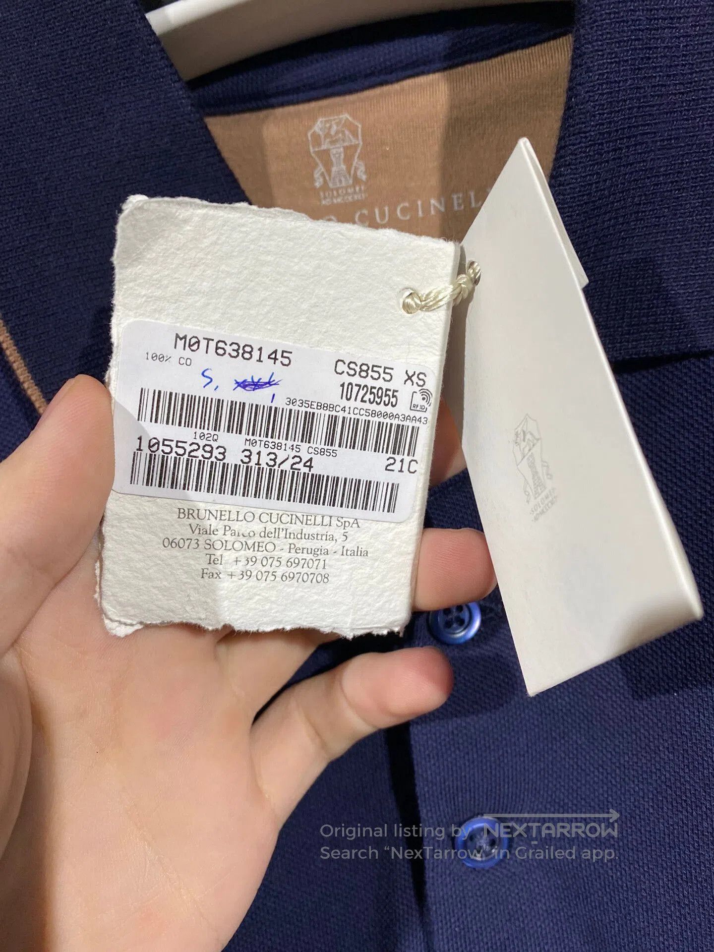 Brunello Cucinelli brunello cucinelli short sleeve polo shirt. Size US XS / EU 42 / 0 - 5 Thumbnail