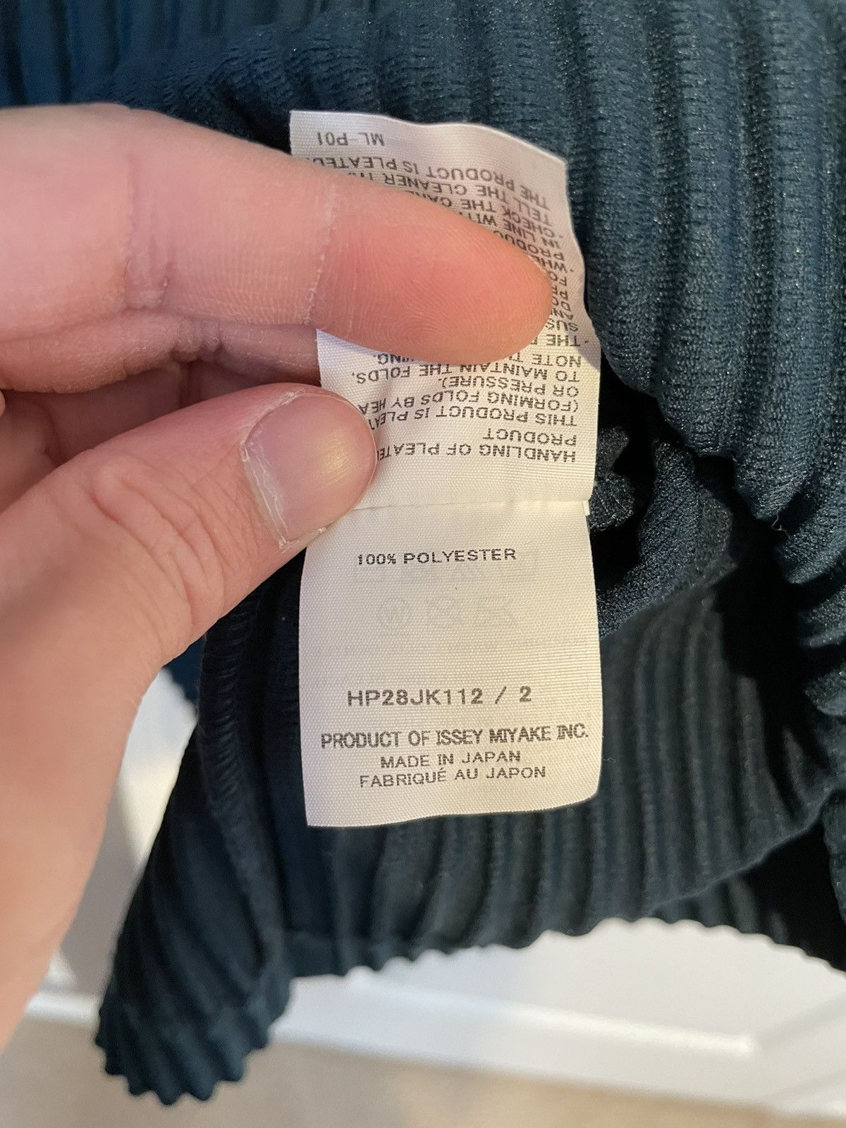 Homme Plisse Issey Miyake HOMME PLISSÉ ISSEY MIYAKE Blue Sweater Size US M / EU 48-50 / 2 - 5 Thumbnail