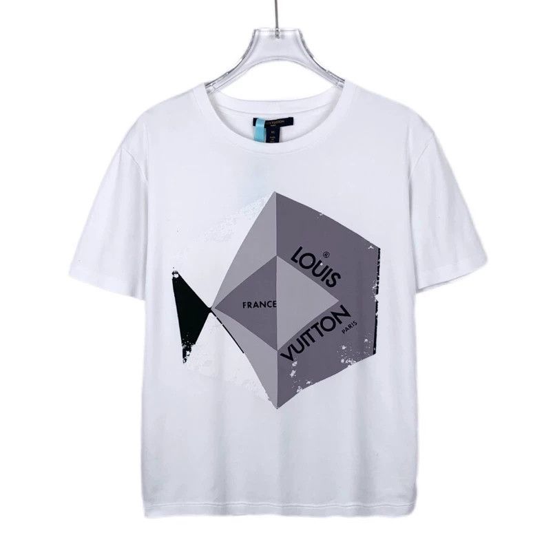 Louis Vuitton Louis Vuitton Logo monogram printed crewneck white cotton Size XS / US 0-2 / IT 36-38 - 1 Thumbnail