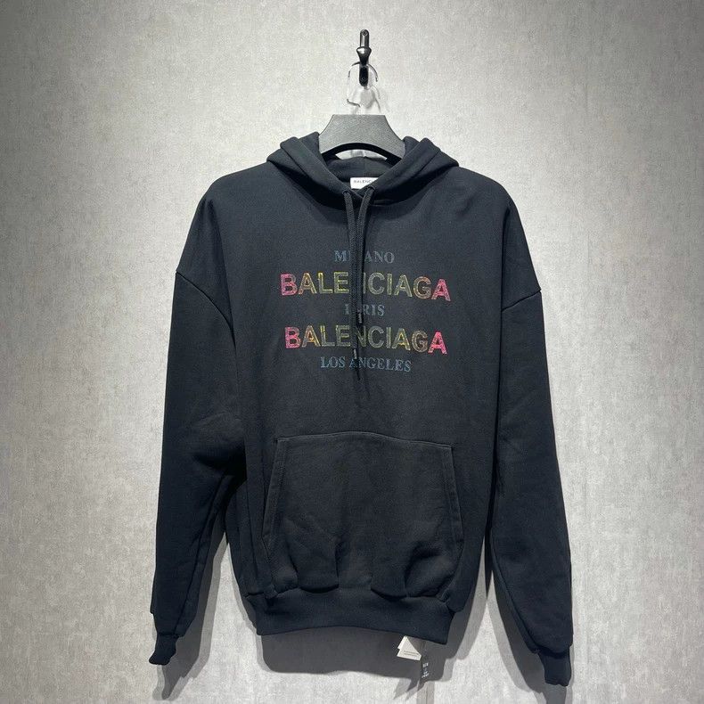 Balenciaga Balenciaga City Limited Hooded Sweatshirt, Size XS, Black Size US XS / EU 42 / 0 - 1 Thumbnail