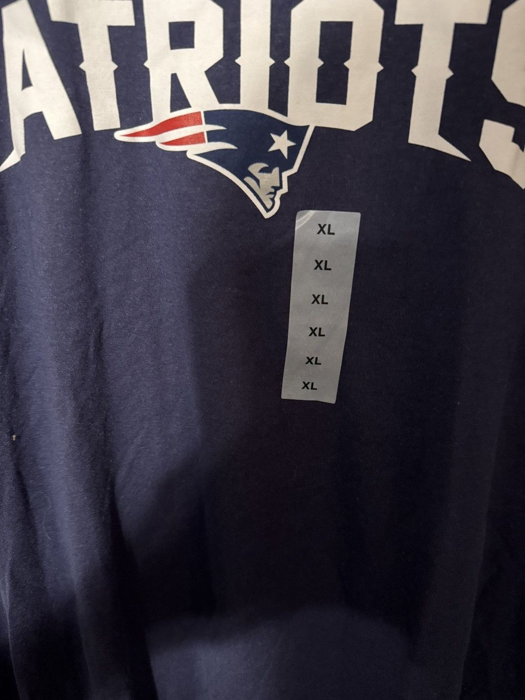 NFL New England Patriots T-Shirt Men XL Blue New With Tags Size US XL / EU 56 / 4 - 4 Thumbnail