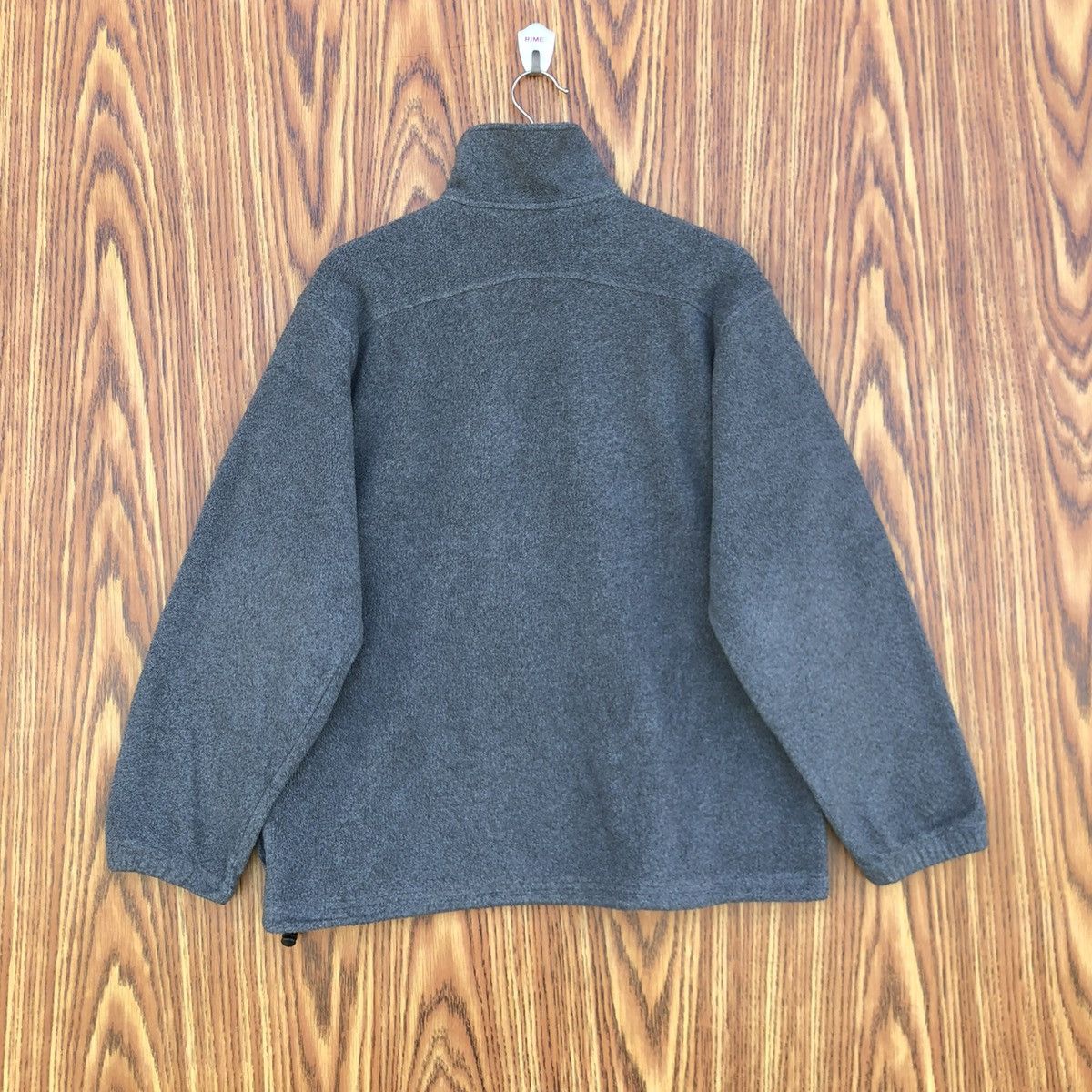 L.L. Bean L.L. Bean Dark Grey Fleece Quarter Zip Pullover Sweatshirt Size L / US 10 / IT 46 - 7 Thumbnail