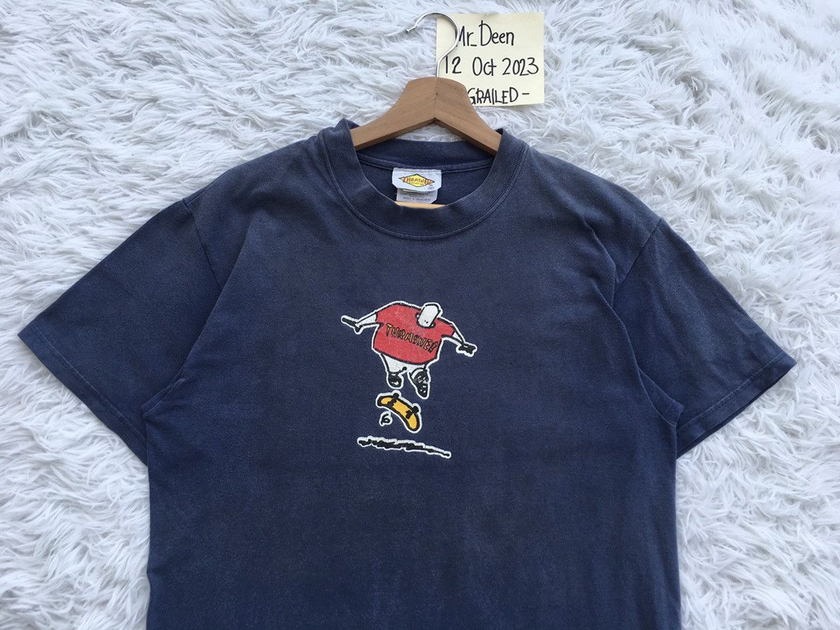 Thrasher Rare Vintage Thrasher Skateboarding Tshirt Size US M / EU 48-50 / 2 - 6 Thumbnail