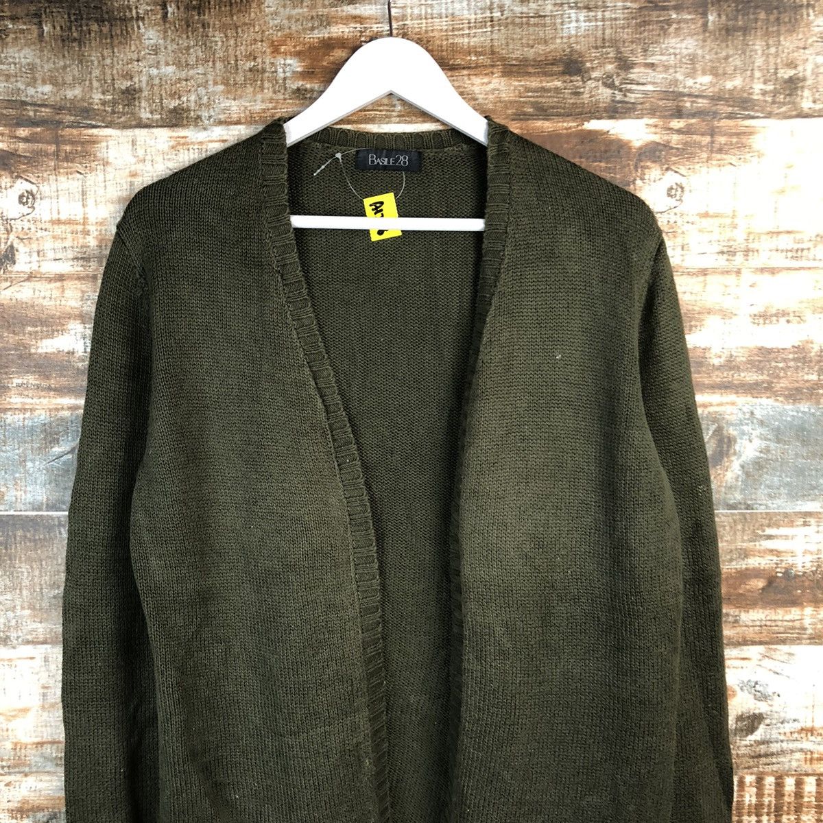 Vintage Basile 28 Green Cardigan Knitwear #A1258 Size US M / EU 48-50 / 2 - 5 Thumbnail