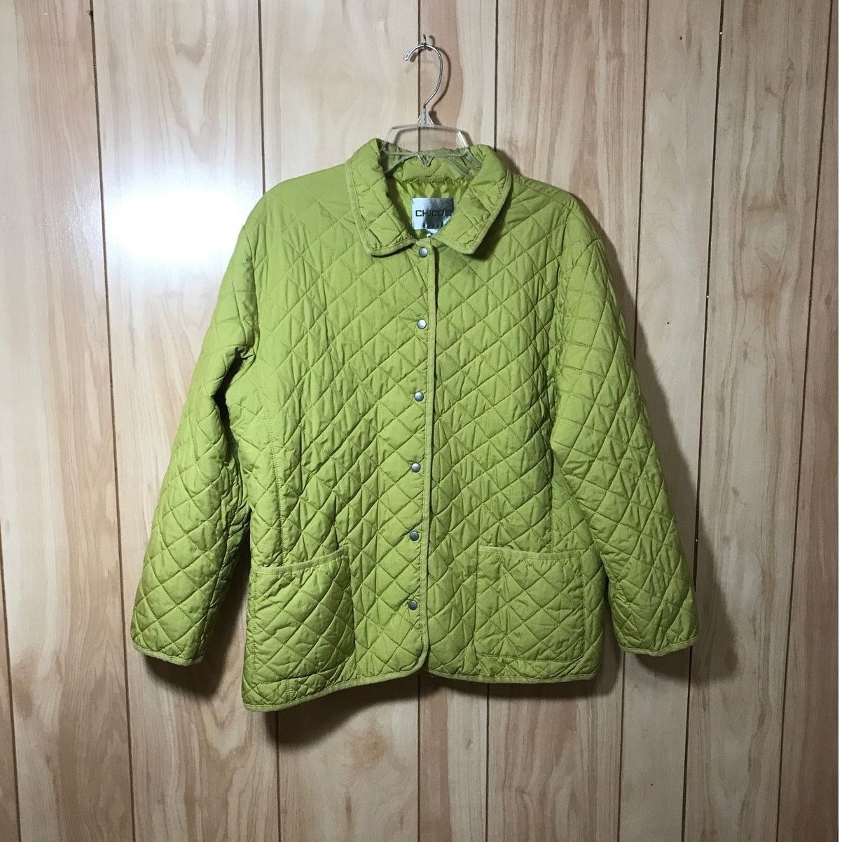 Chicos Chicos Quilted High Neck Long Sleeve Mid-Length Coat L Size XXL / US 16-18 / IT 52-54 - 1 Thumbnail