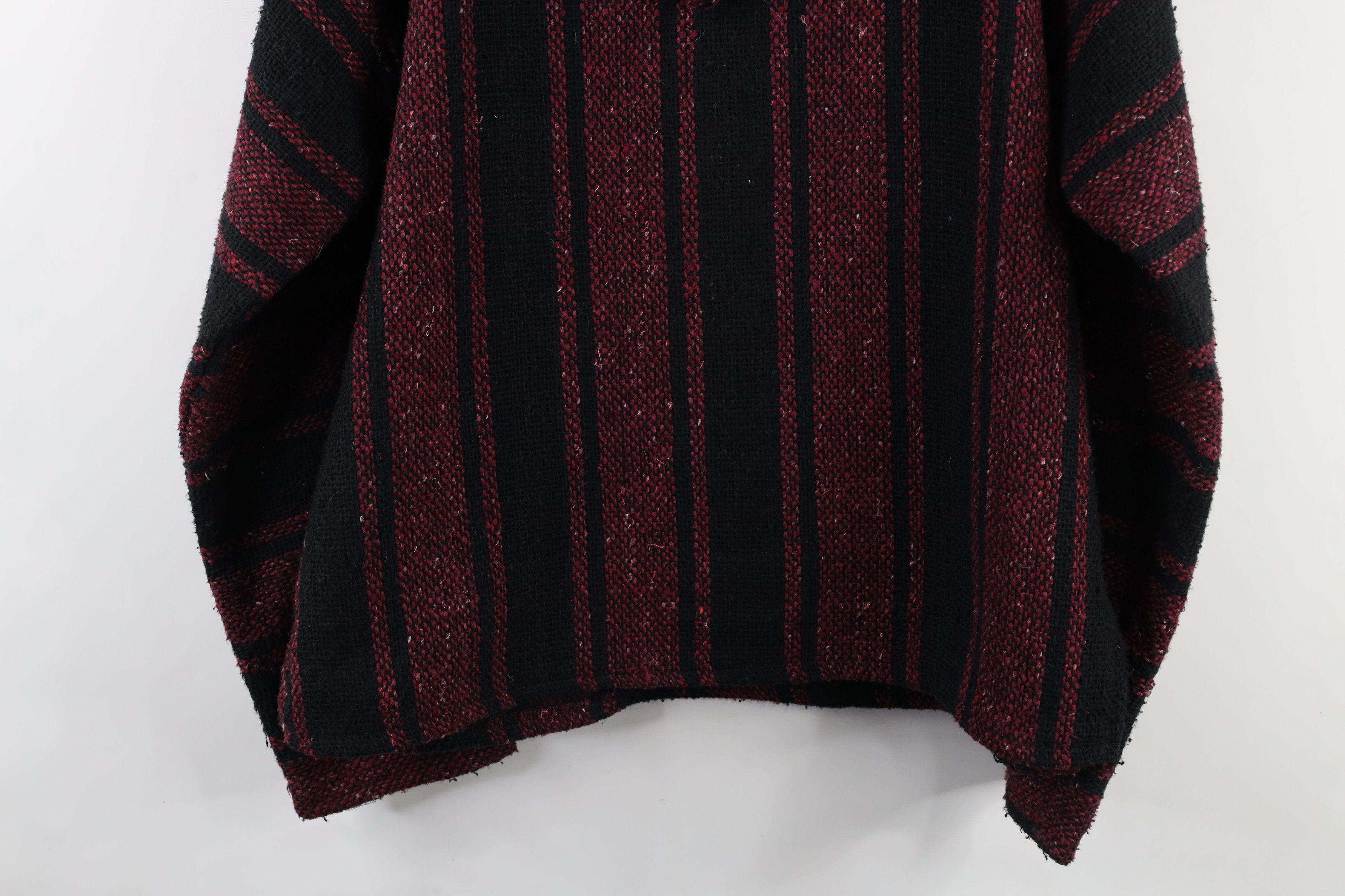 Vintage Vintage 90s Streetwear Block Drug Rug Hoodie Sweatshirt Size US L / EU 52-54 / 3 - 10 Thumbnail