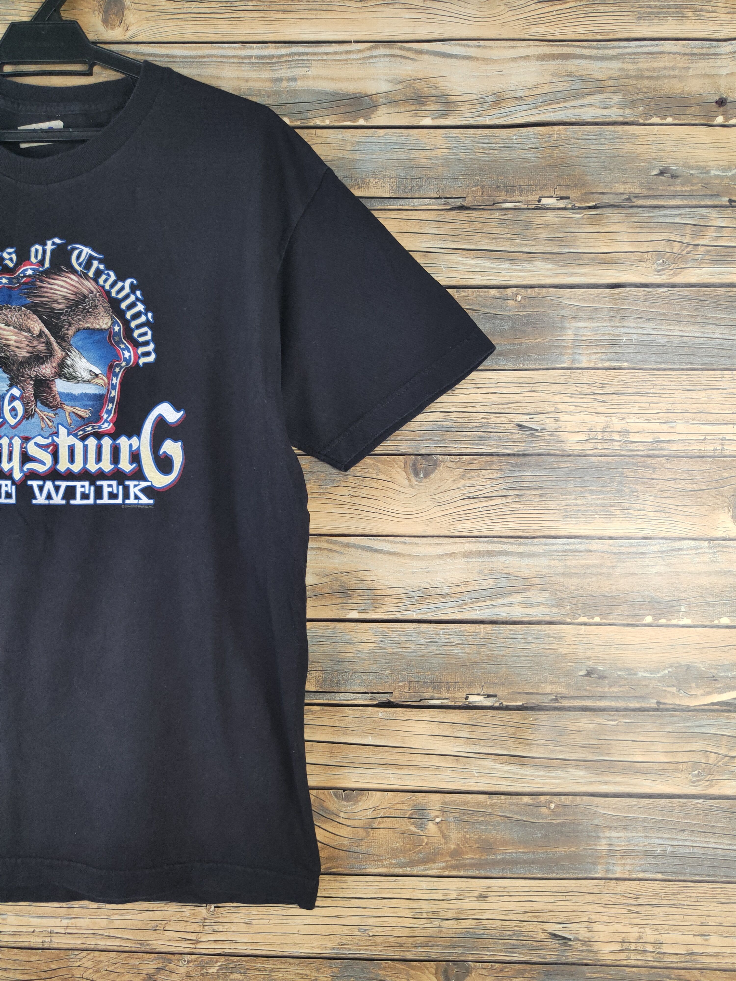 Other DL Gettysburg Bike Week Black Short Sleeve T-shirt #2138 Size US L / EU 52-54 / 3 - 6 Thumbnail