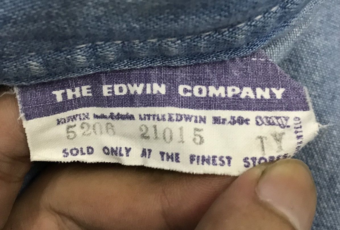 Edwin × Vintage Vintage Edwin Denim Jacket Size US M / EU 48-50 / 2 - 13 Thumbnail
