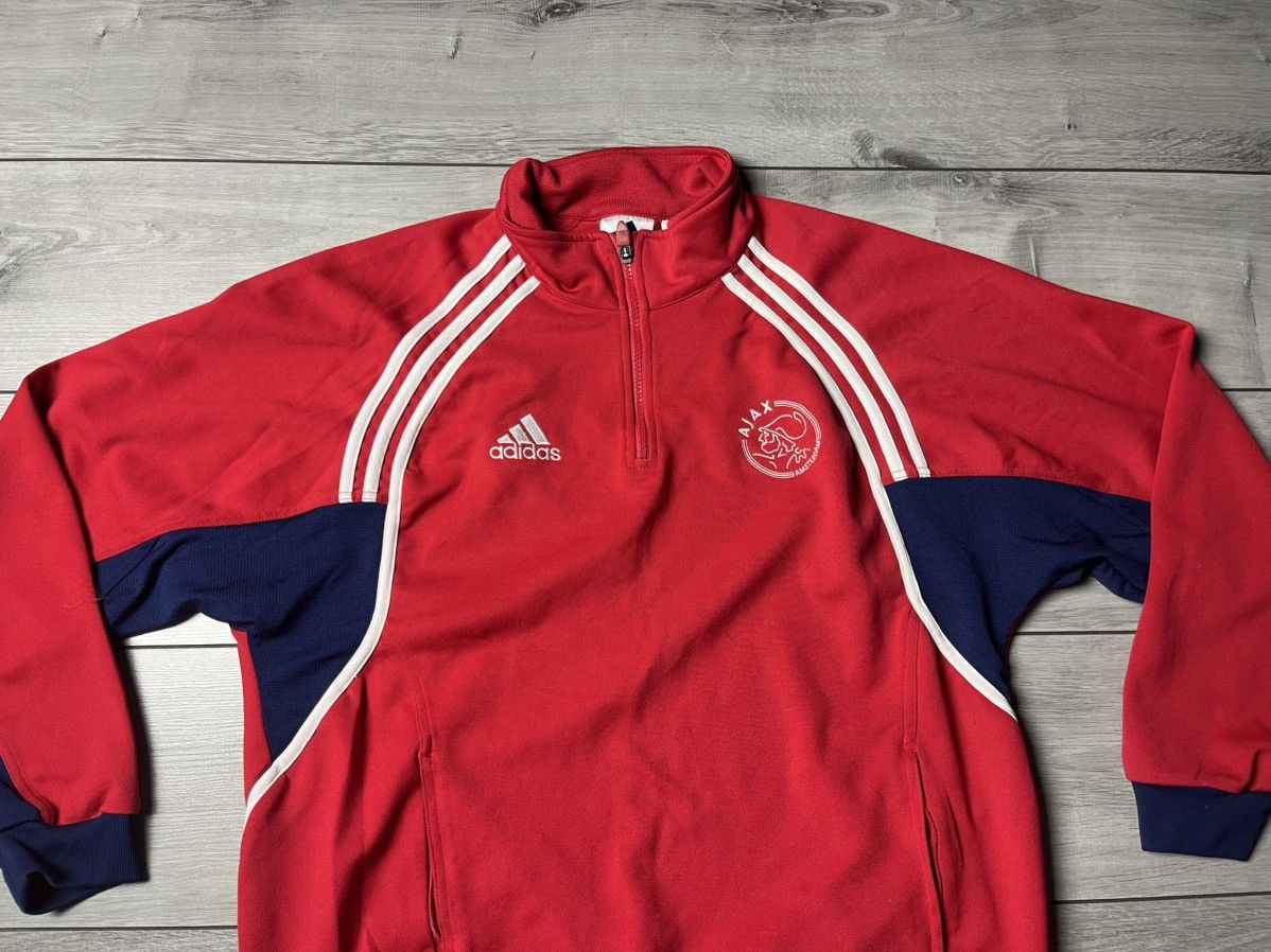 Adidas Vintage Adidas Ajax Amsterdam Football Sweatshirt Soccer Size US L / EU 52-54 / 3 - 3 Thumbnail