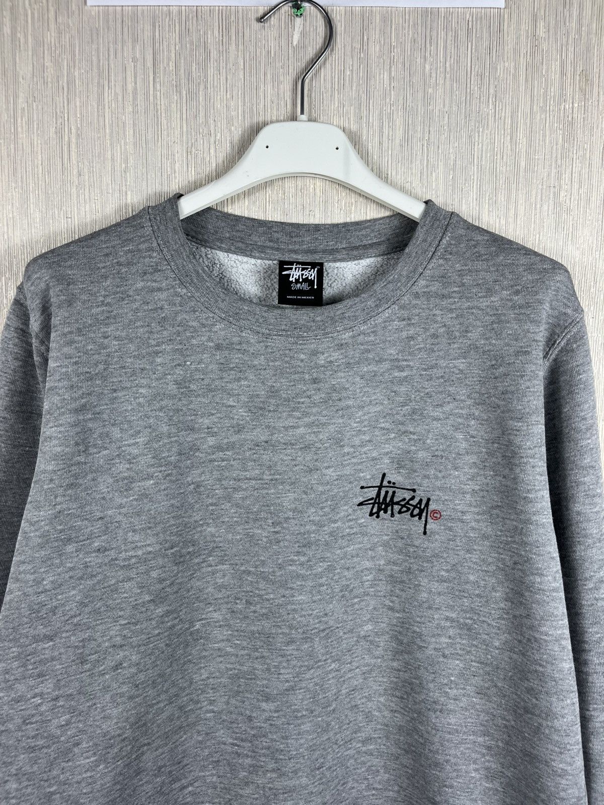 Stussy × Vintage Vintage Stussy 90s sweatshirt basic crewneck copyright retro Size US S / EU 44-46 / 1 - 5 Thumbnail