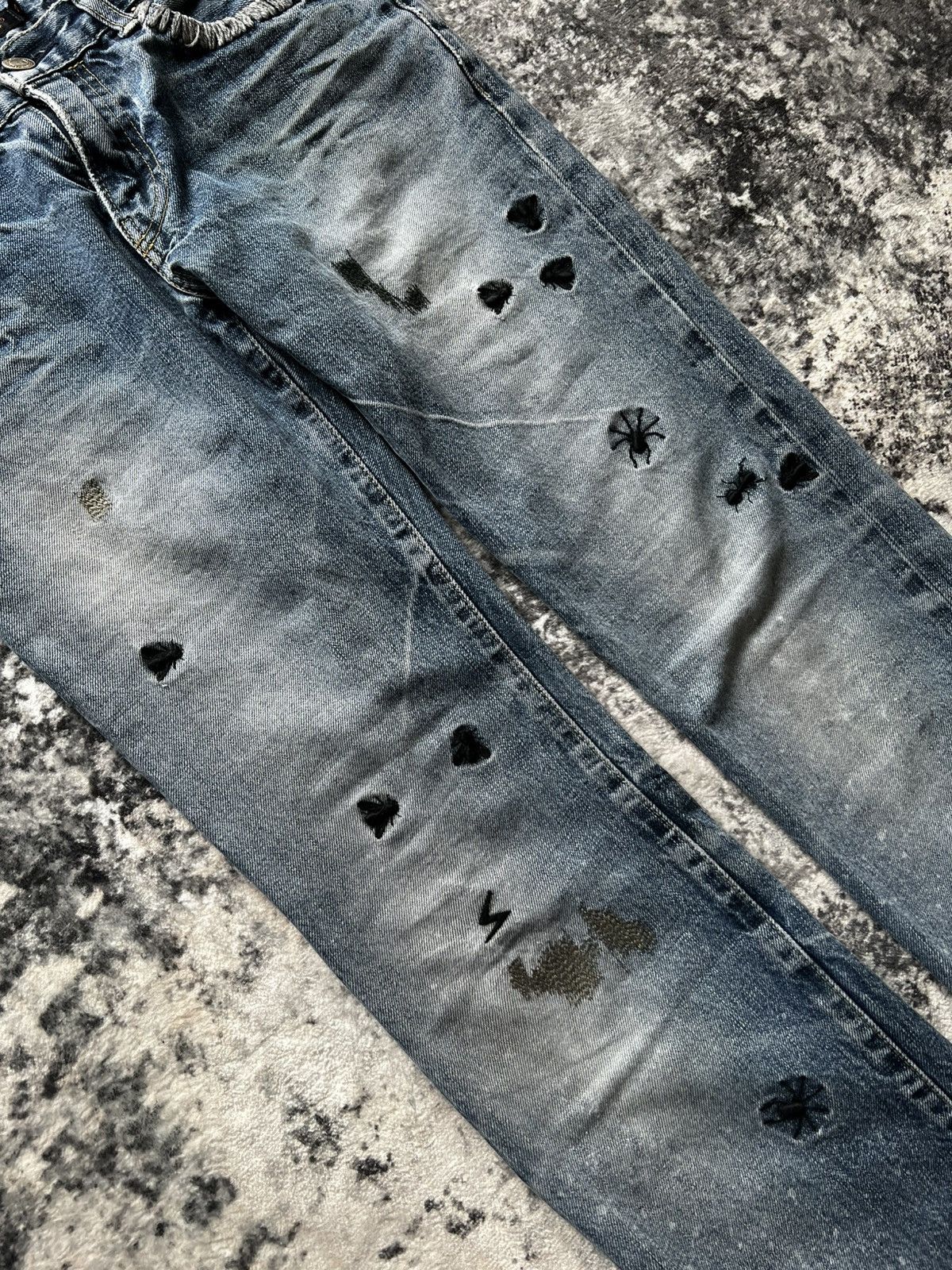 Undercover Undercover Bug Denim Size US 29 - 3 Thumbnail