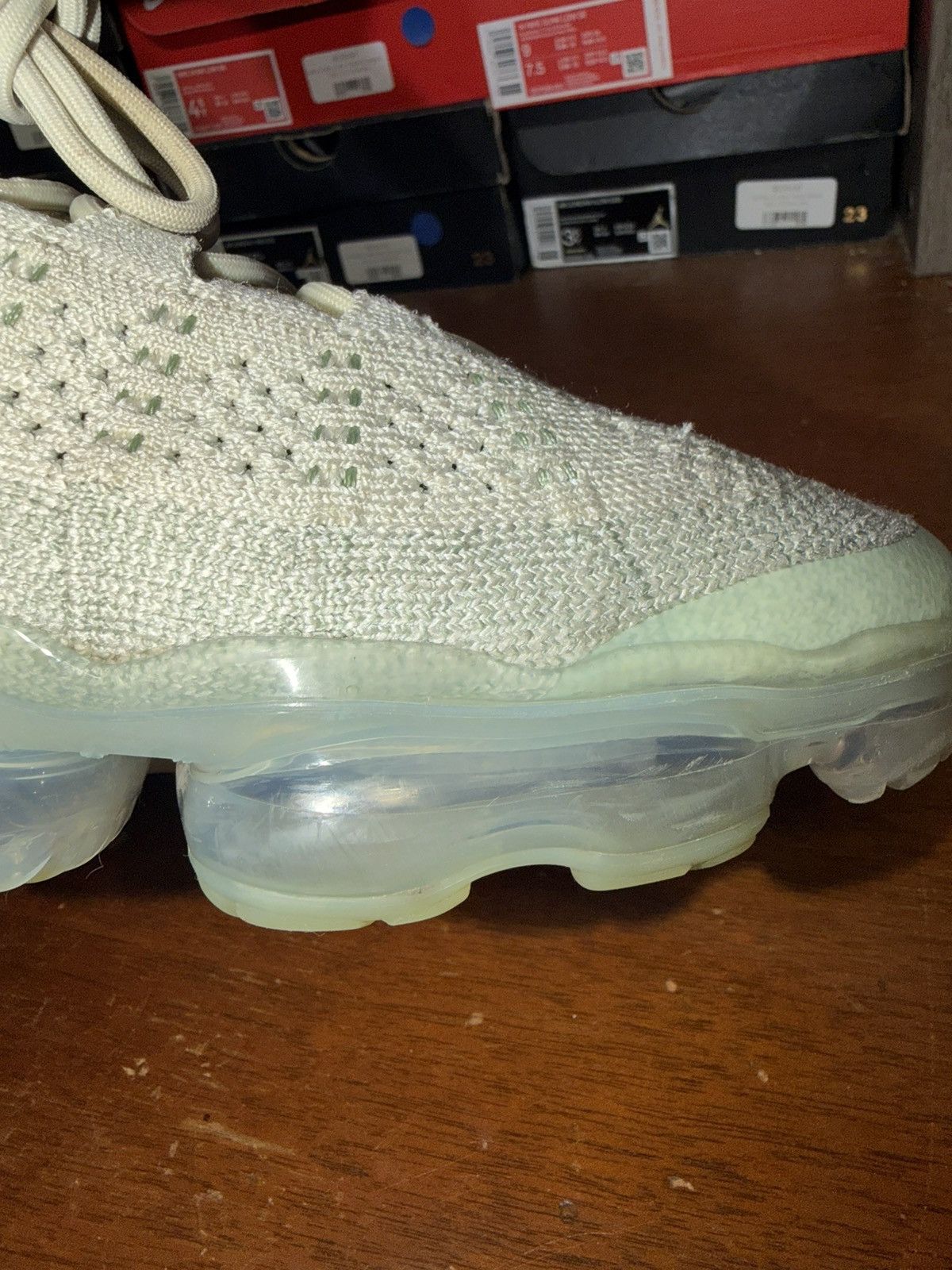 Nike Air VaporMax 2023 Flyknit Honeydew size 12 Size US 12 / EU 45 - 12 Thumbnail