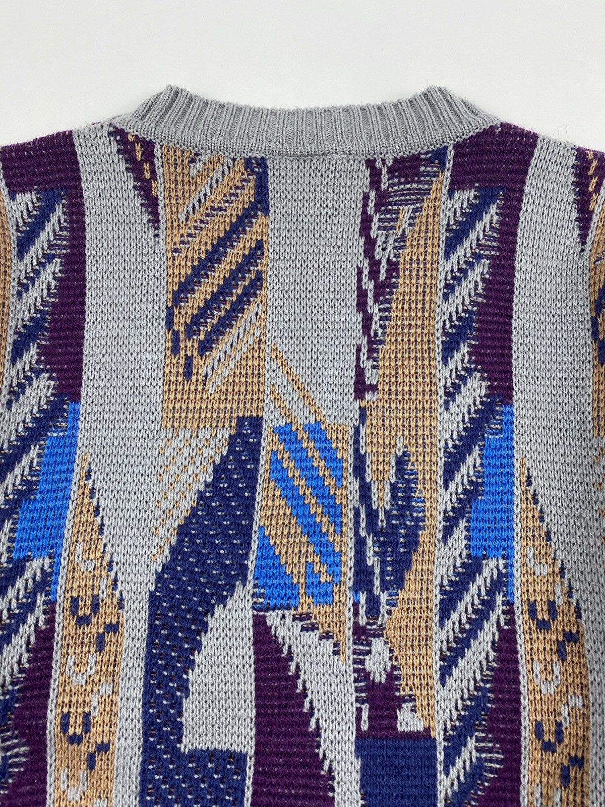 Vintage 1990’s Vintage Jacques Lorant Abstract Pattern Boxy Cardigan Size US M / EU 48-50 / 2 - 9 Thumbnail
