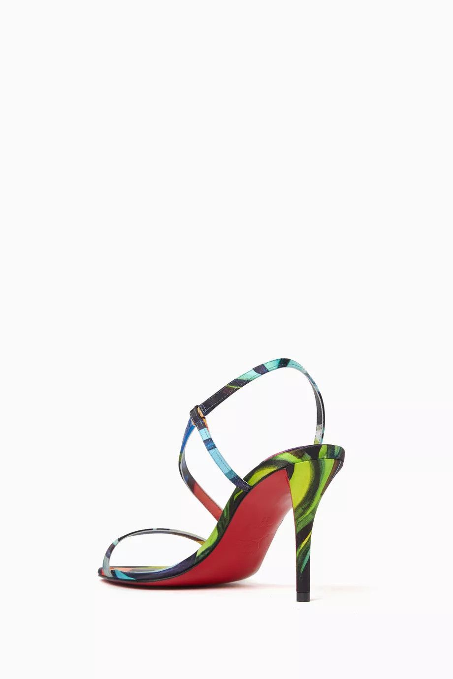 Christian Louboutin os11x0126 Rosa 80 Sandals in Multicolor Size US 7 / IT 37 - 3 Thumbnail