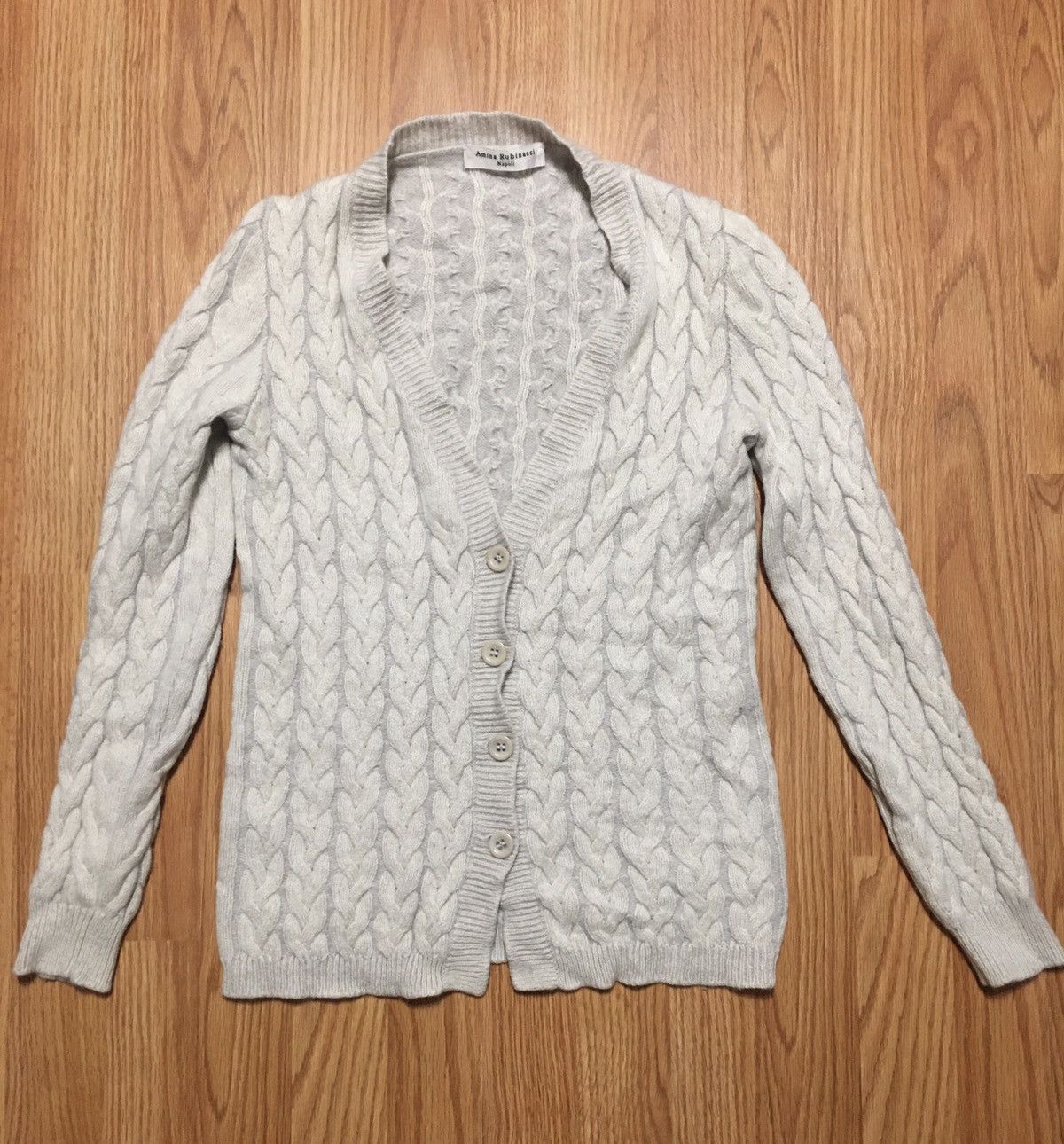 Amina Rubinacci Amina Rubinacci Cashmere Knit Cardigan Sweater Size EU42 Size M / US 6-8 / IT 42-44 - 5 Thumbnail