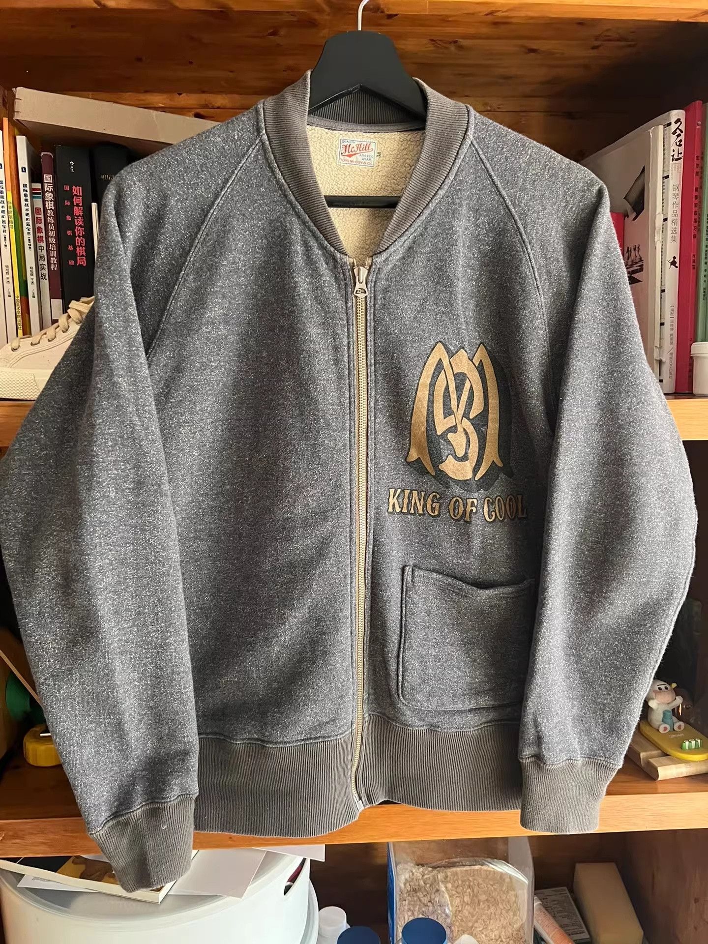 TOYS McCOY TOYS MCCOY Gold Print Fleece Cardigan Size US M / EU 48-50 / 2 - 2 Thumbnail