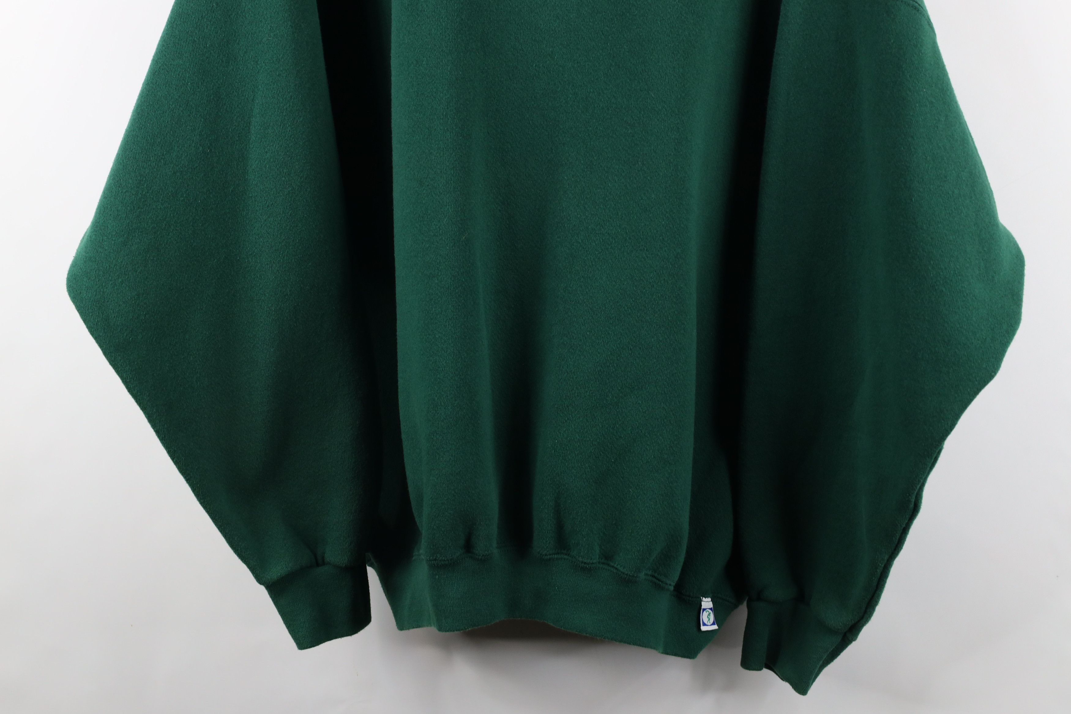 Vintage Vintage 90s Streetwear Heavyweight Sweatshirt Green USA Size US XXL / EU 58 / 5 - 3 Thumbnail