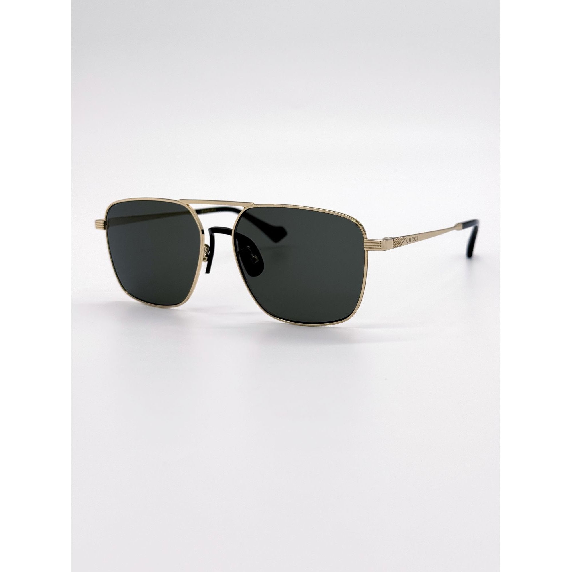 Gucci NEW GUCCI SUNGLASSES GG0743S 001 GOLD/GRAY AVIATOR UNISEX Size ONE SIZE - 3 Thumbnail