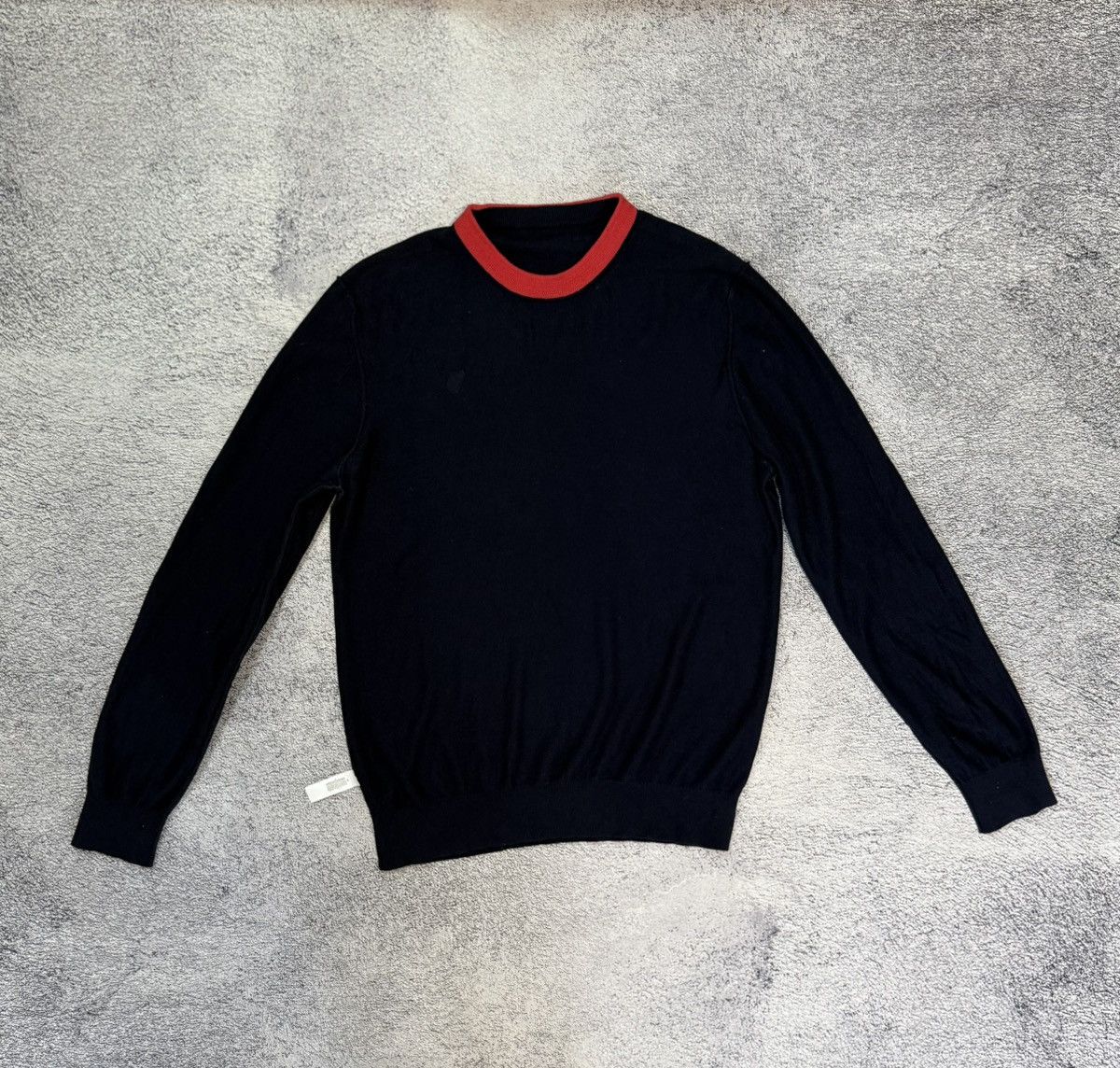 Paul Smith Paul Smith Sweater Mens L Navy Logo Crewneck Jumper Pullover Size US L / EU 52-54 / 3 - 10 Thumbnail