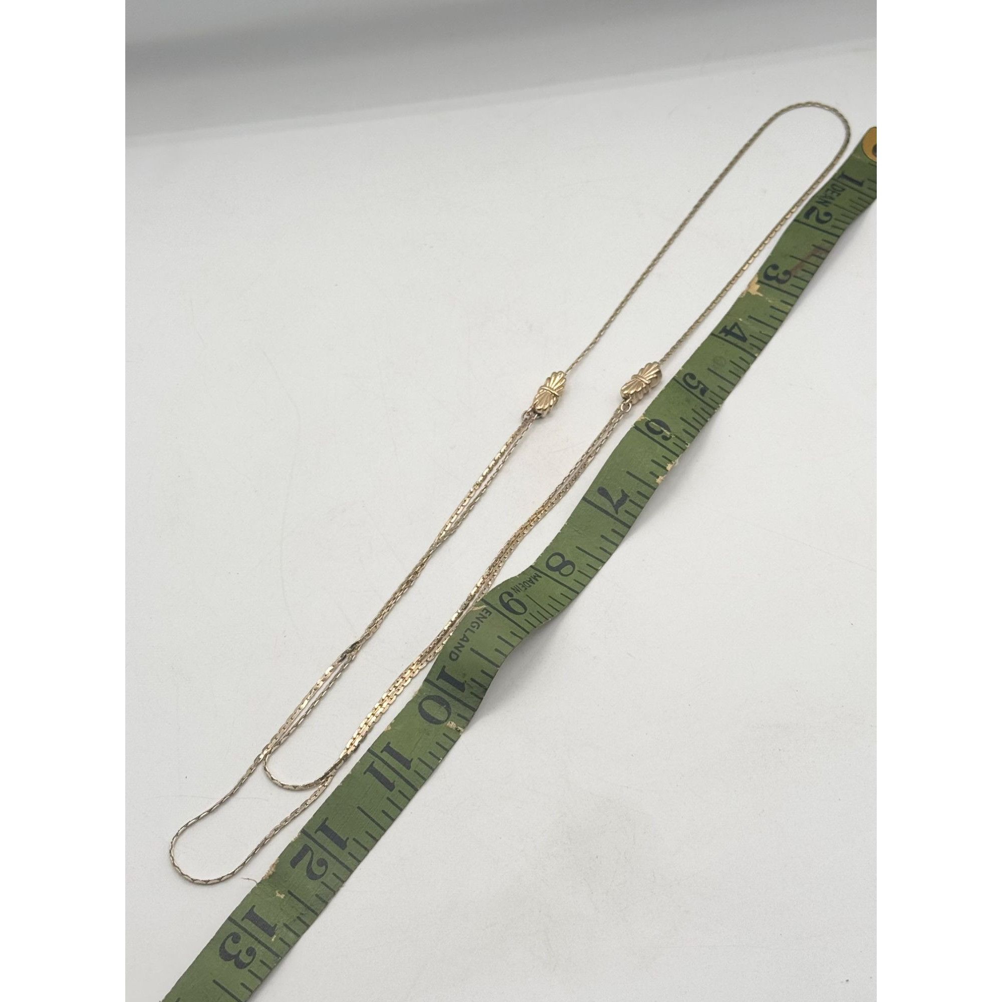 Vintage Vintage gold tone adjustable double chain necklace Size ONE SIZE - 6 Thumbnail