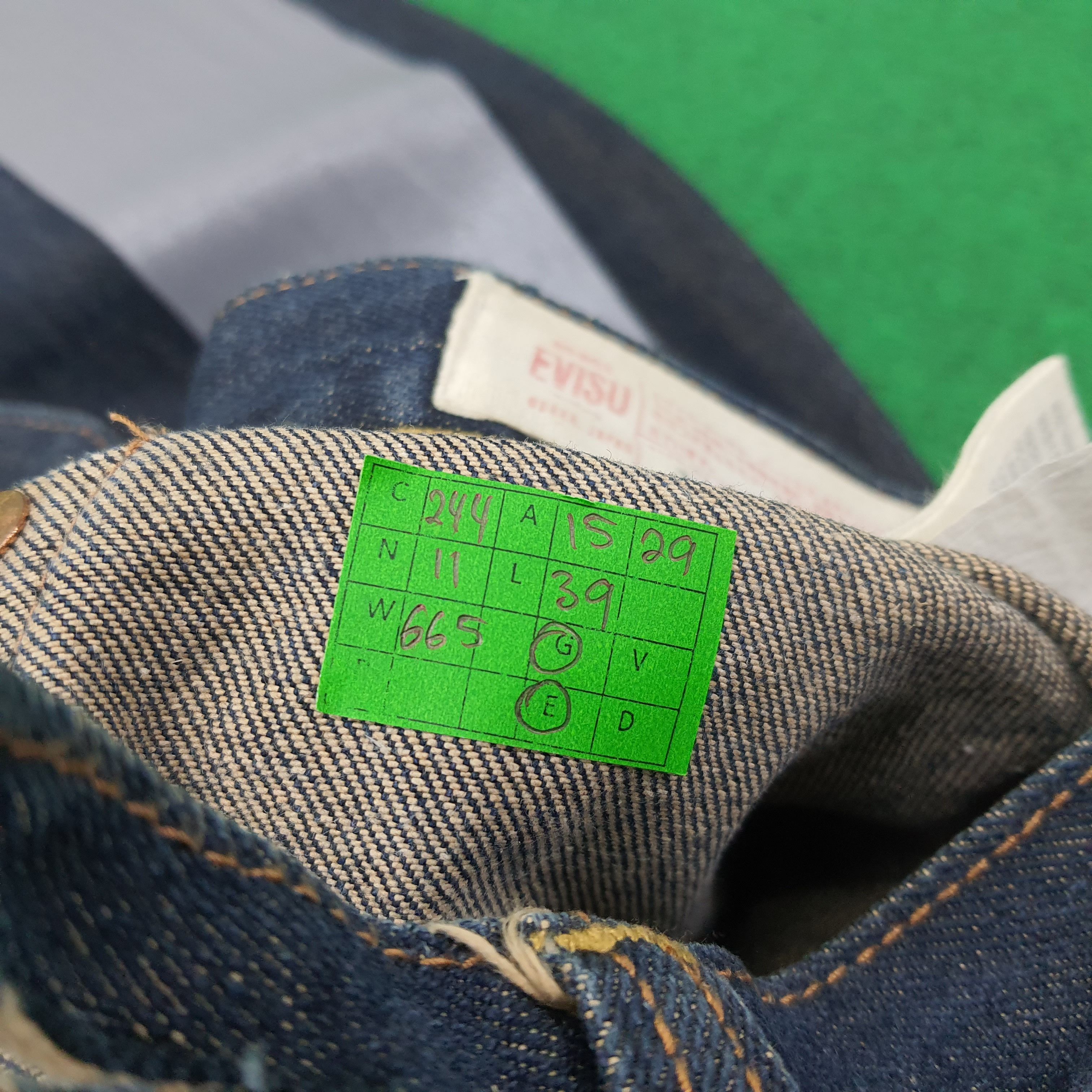 Evisu Vintage Evisu Selvedge Japan Custom Daicock Jeans C244N11 Size US 32 / EU 48 - 14 Thumbnail