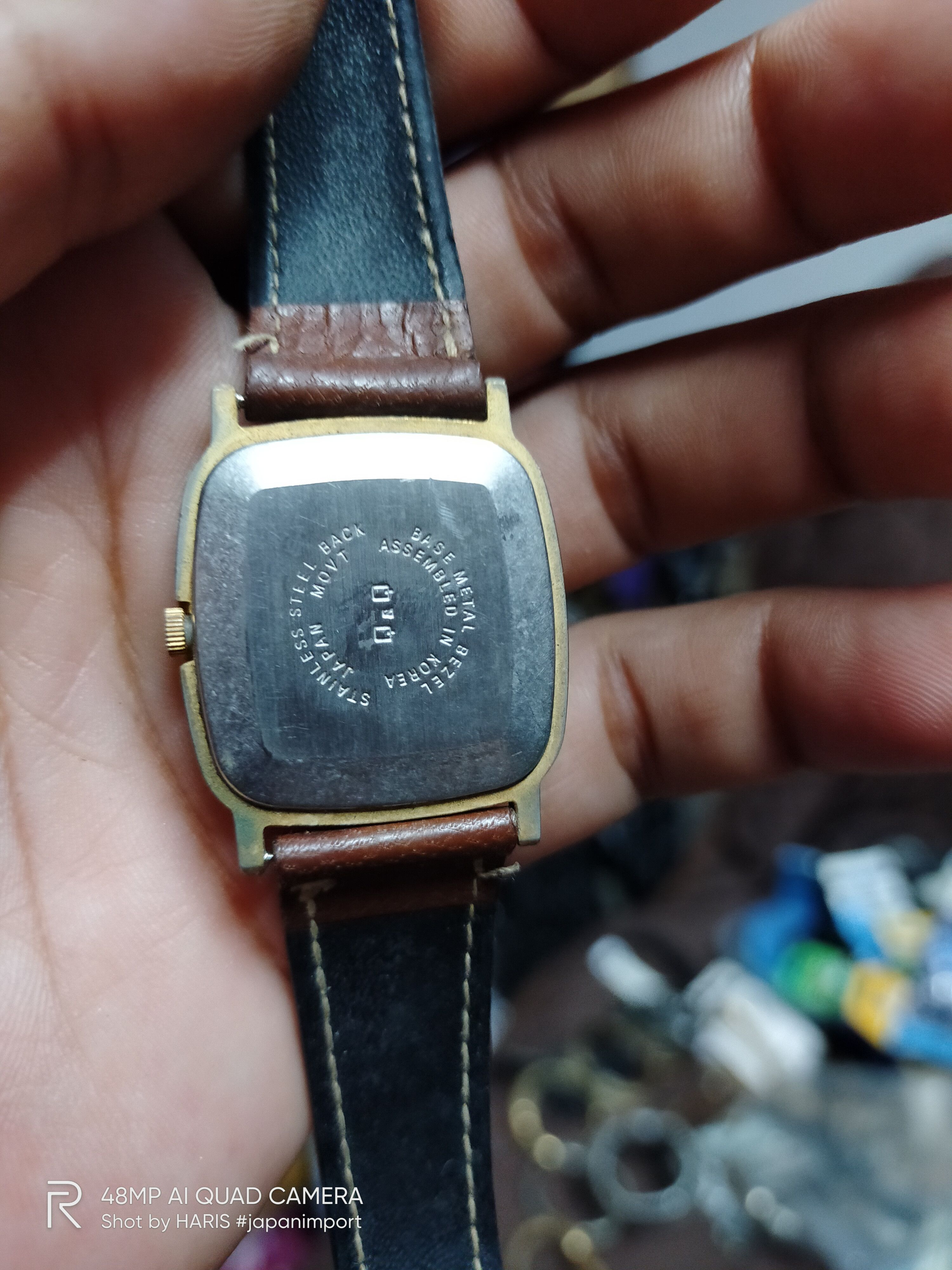 Japanese Brand Vintage Q&Q Quartz Watch by Japan Made (Retro Design) Size ONE SIZE - 4 Thumbnail