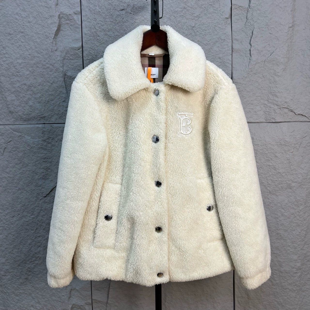Burberry burberry shearling teddy coat size 36 Size S / US 4 / IT 40 - 1 Thumbnail