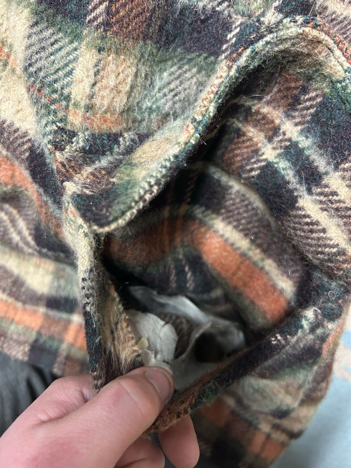 Vintage 1960s Towncraft wool mackinaw jacket faux fur lined medium Size US M / EU 48-50 / 2 - 5 Thumbnail