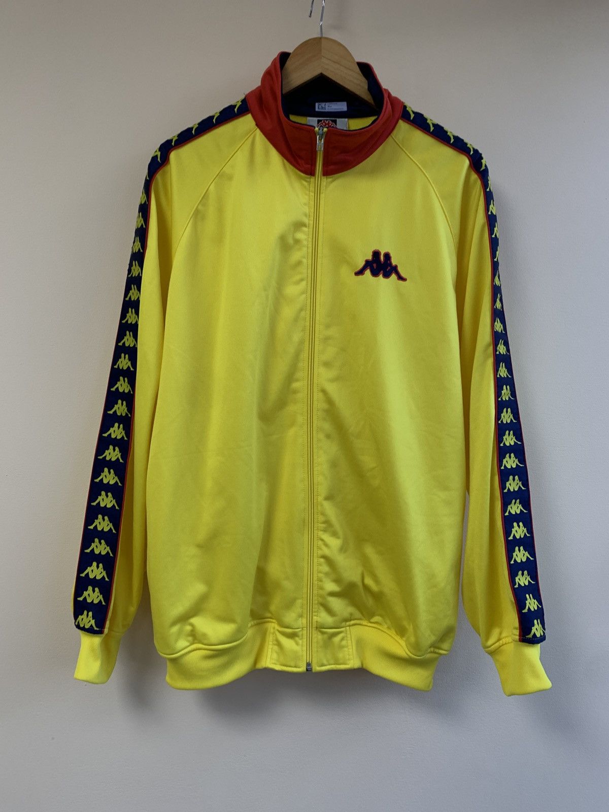 Kappa Vintage Kappa Track Jacket Yellow Windbreaker Men's Size US XL / EU 56 / 4 - 1 Thumbnail