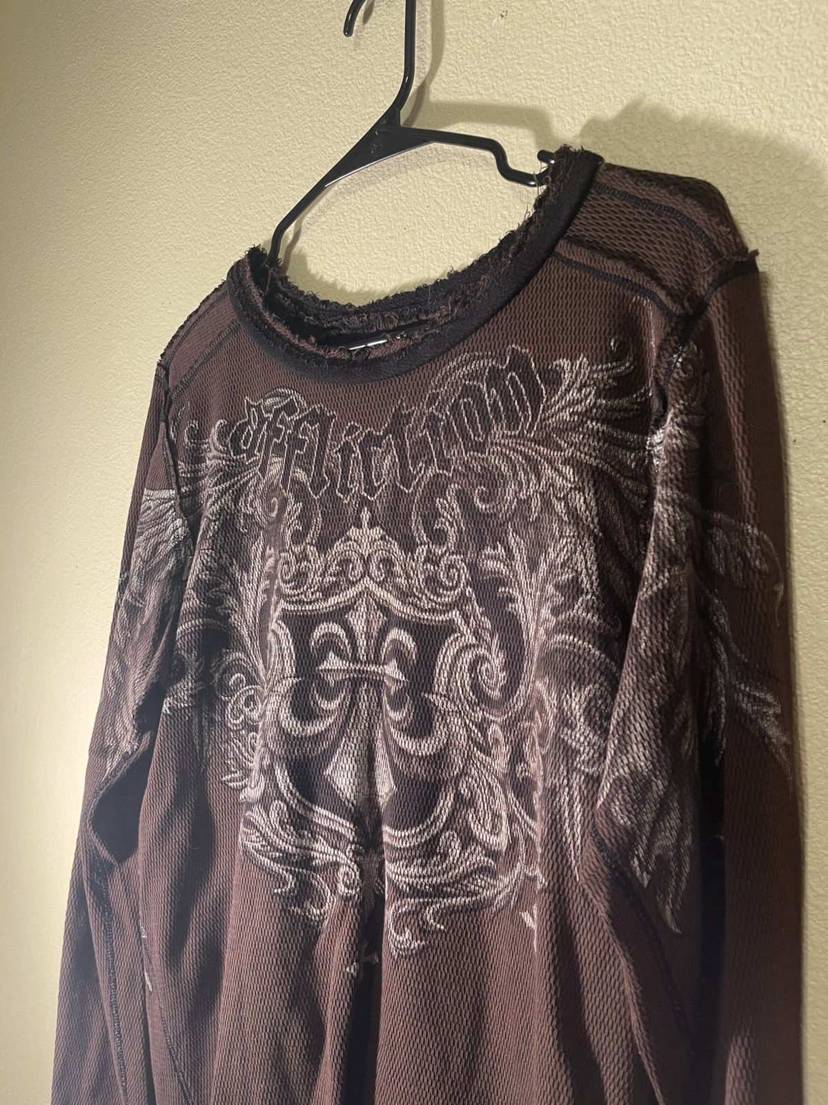 Affliction Vintage y2k distressed Affliction reversible long sleeve Size US M / EU 48-50 / 2 - 2 Thumbnail
