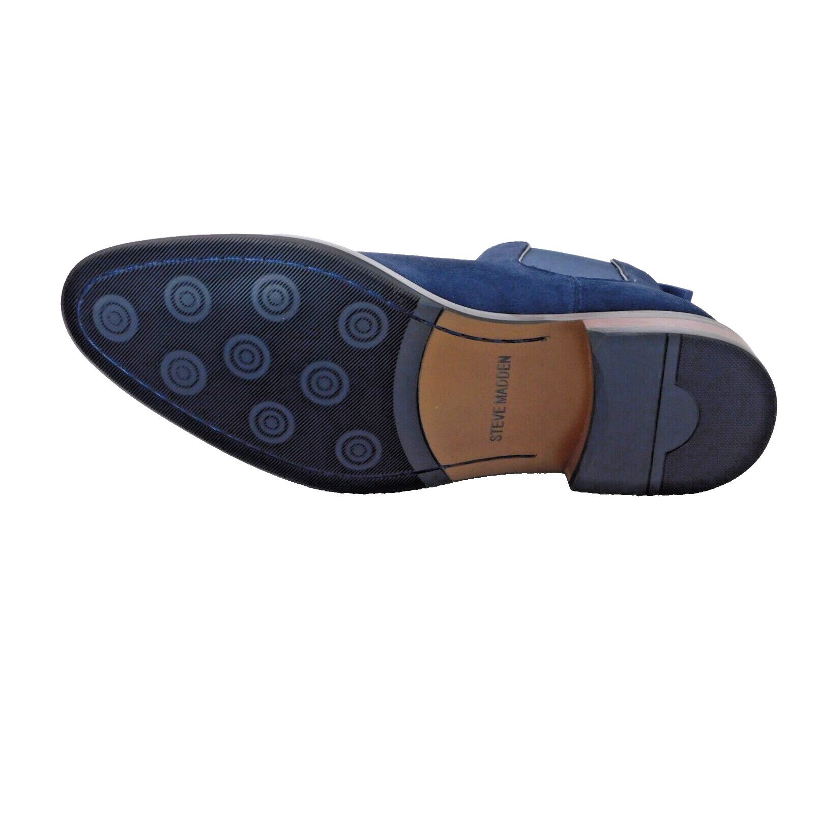 Steve Madden M41 Steve Madden Navy Suede Bronn Ankle Boot Size 8.5 M Size US 8.5 / EU 41-42 - 5 Thumbnail