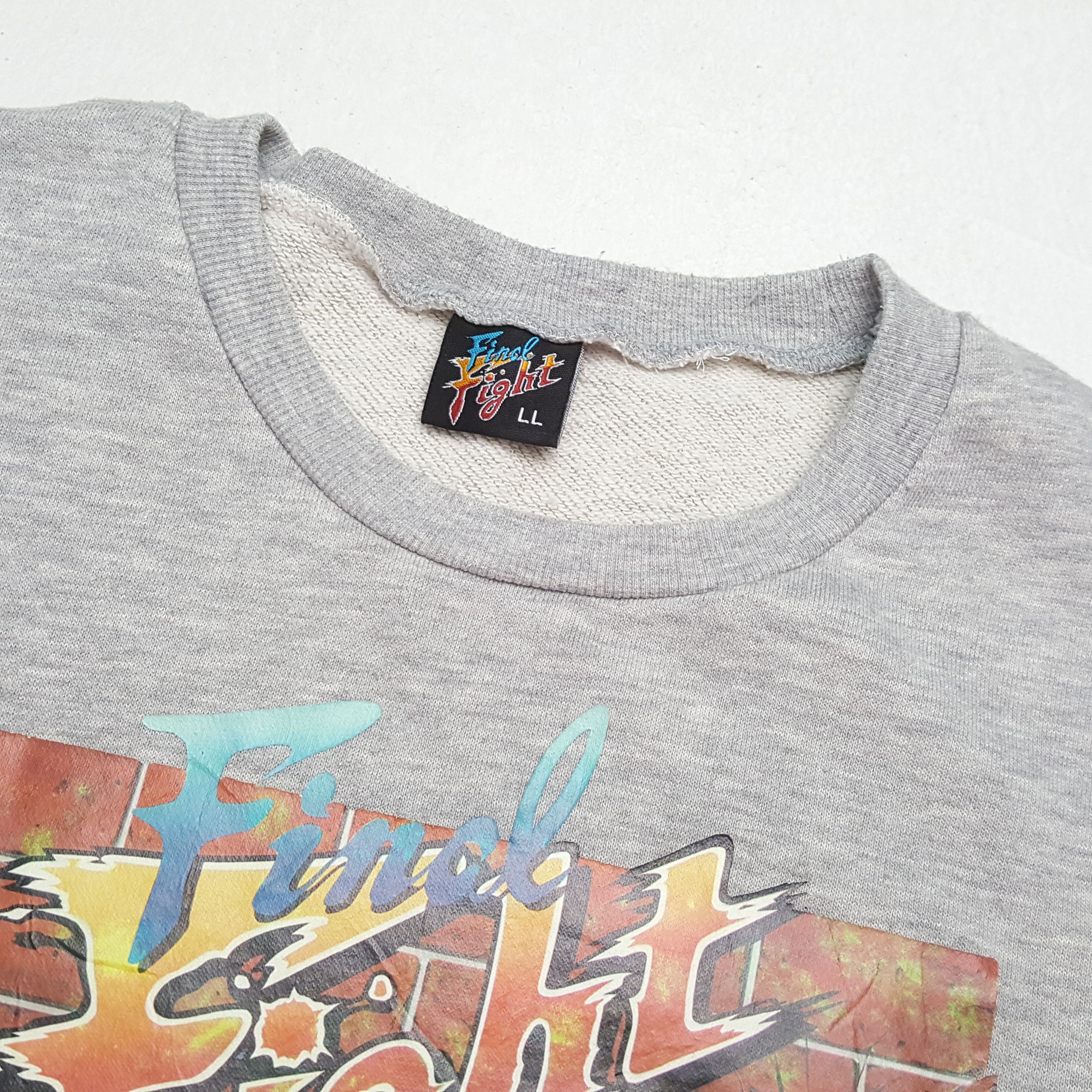 Playstation × The Game × Vintage FINAL FIGHT Capcom Video Games Promo Style Sweatshirt Size US M / EU 48-50 / 2 - 9 Thumbnail