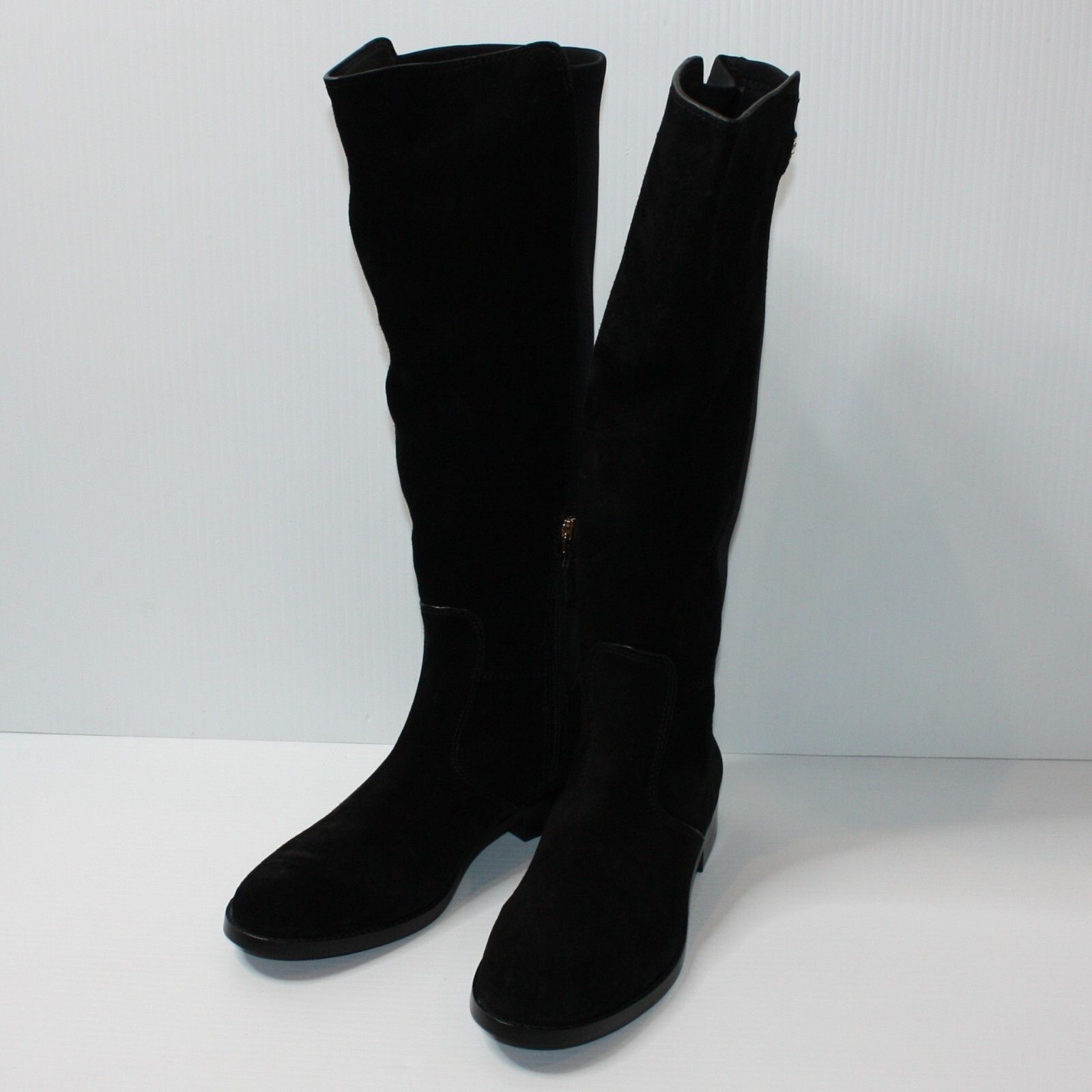 Tory Burch Selden Riding Boots in Black Suede and NEW MSRP $675 Size US 8 / IT 38 - 3 Thumbnail